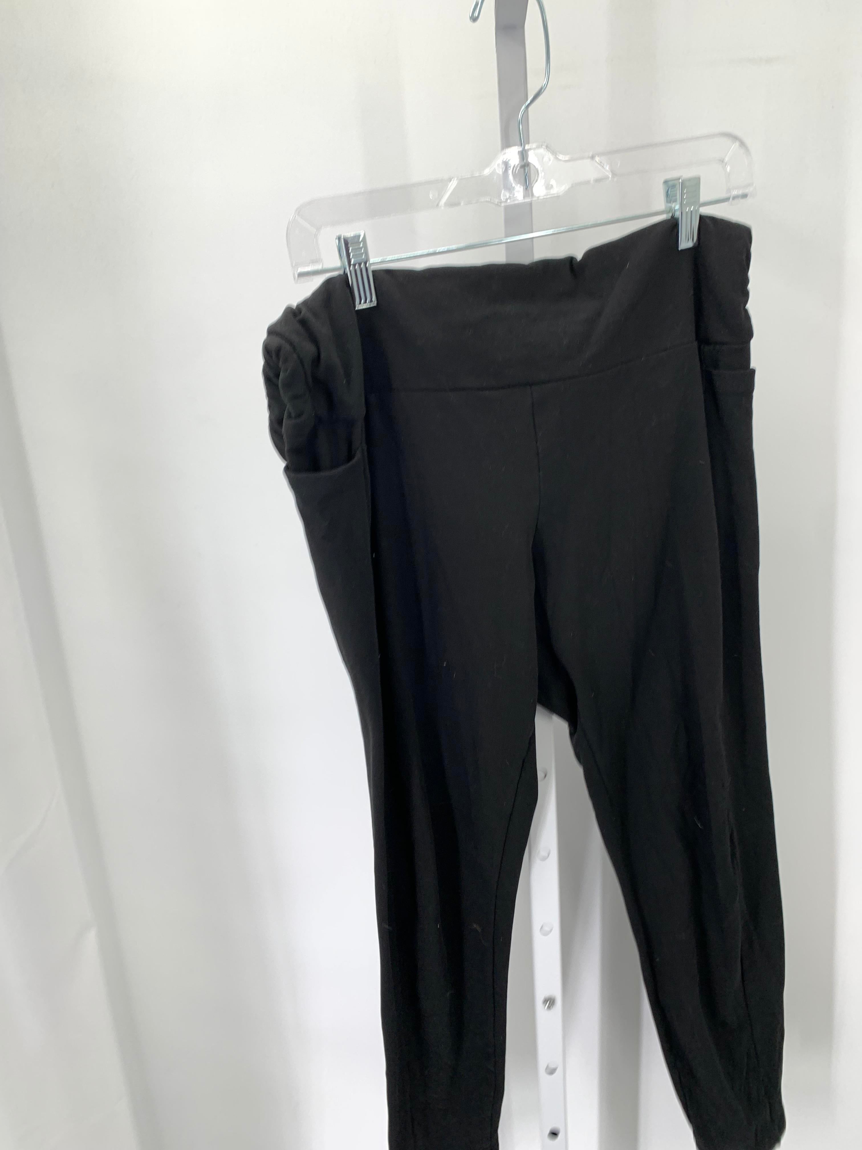 Black Size Extra Large Maternity Pants