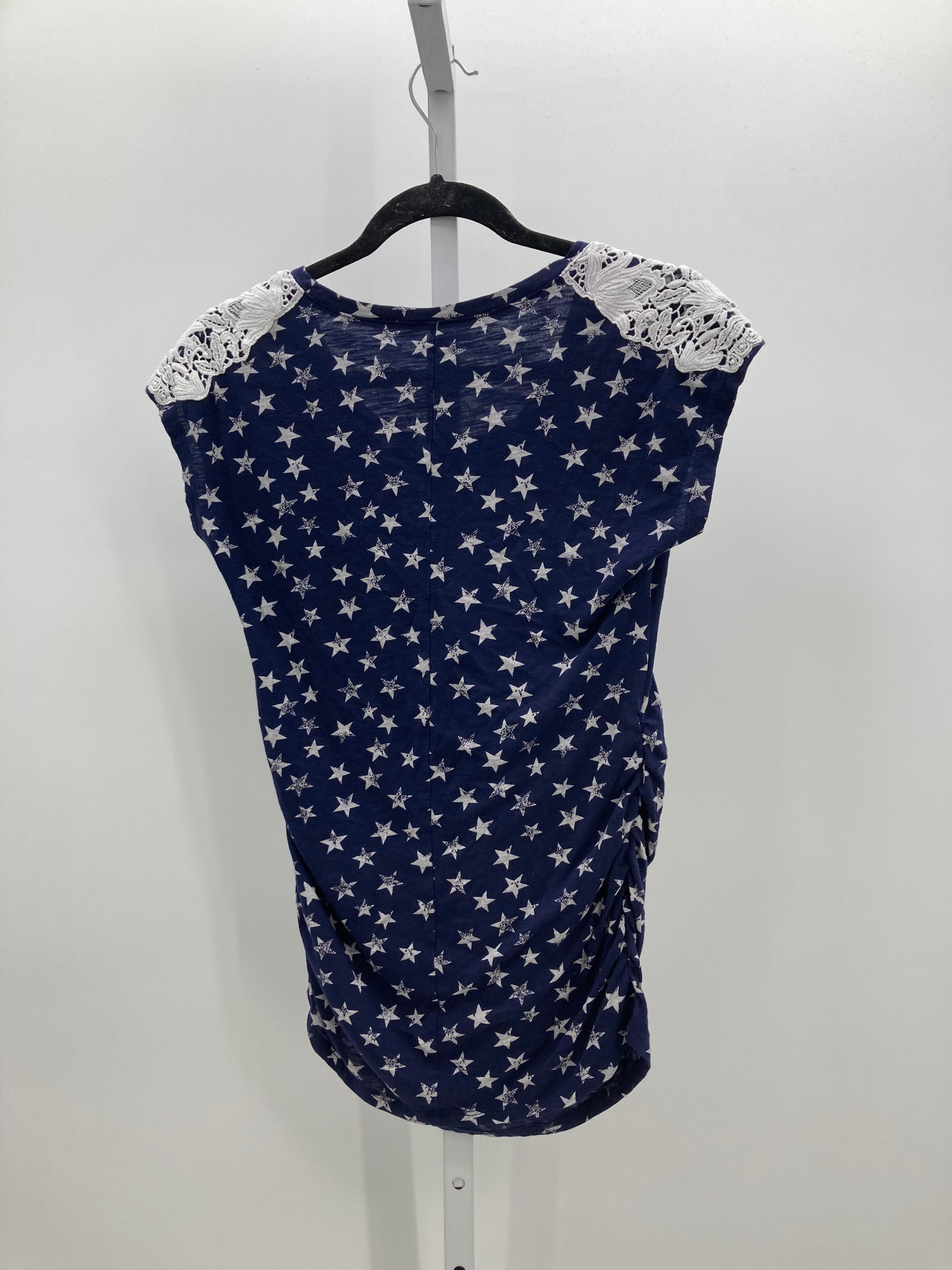 Motherhood Navy Size Small Maternity Sleeveless Shirt