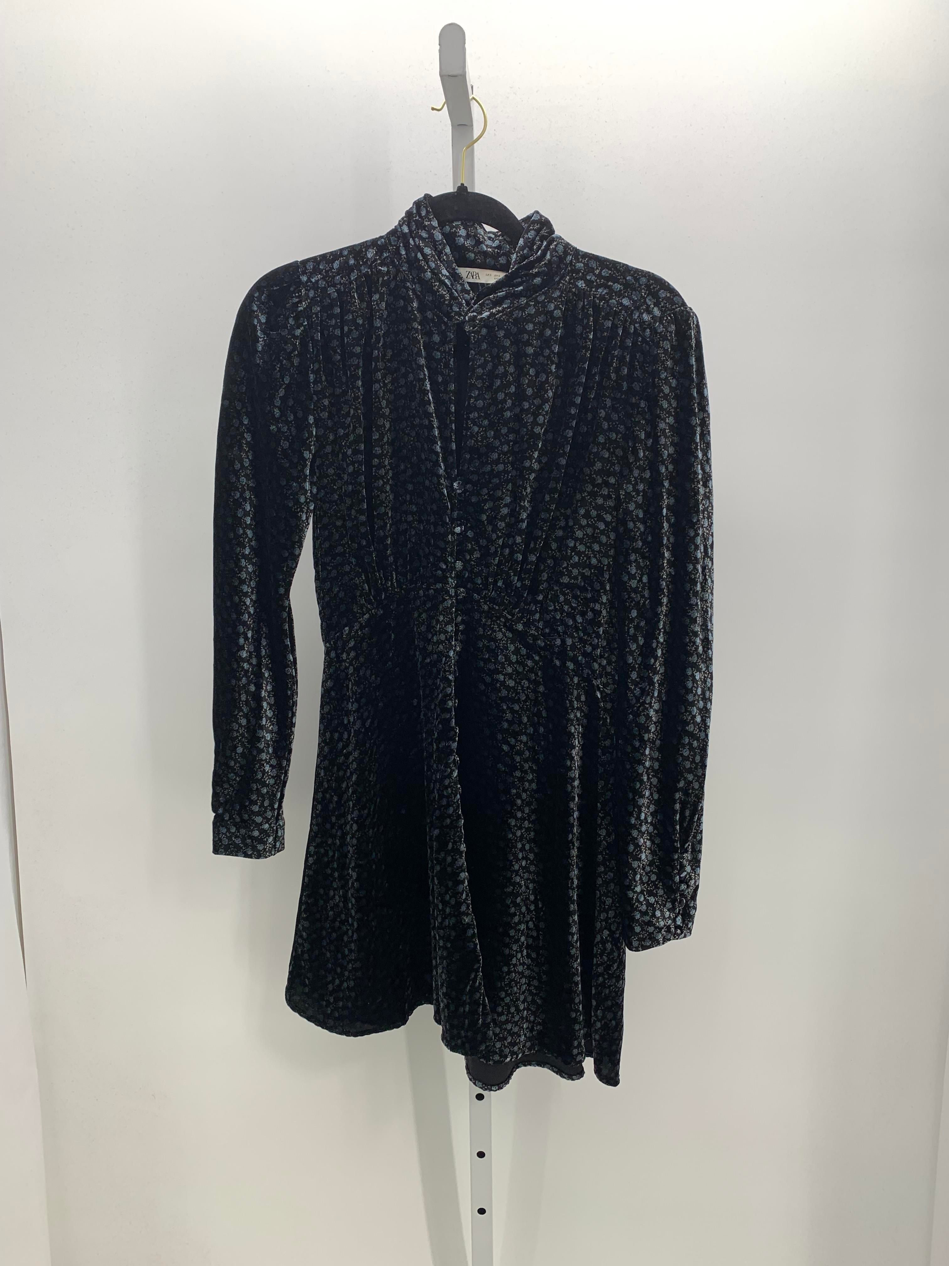 Zara Size Small Misses Long Sleeve Dress