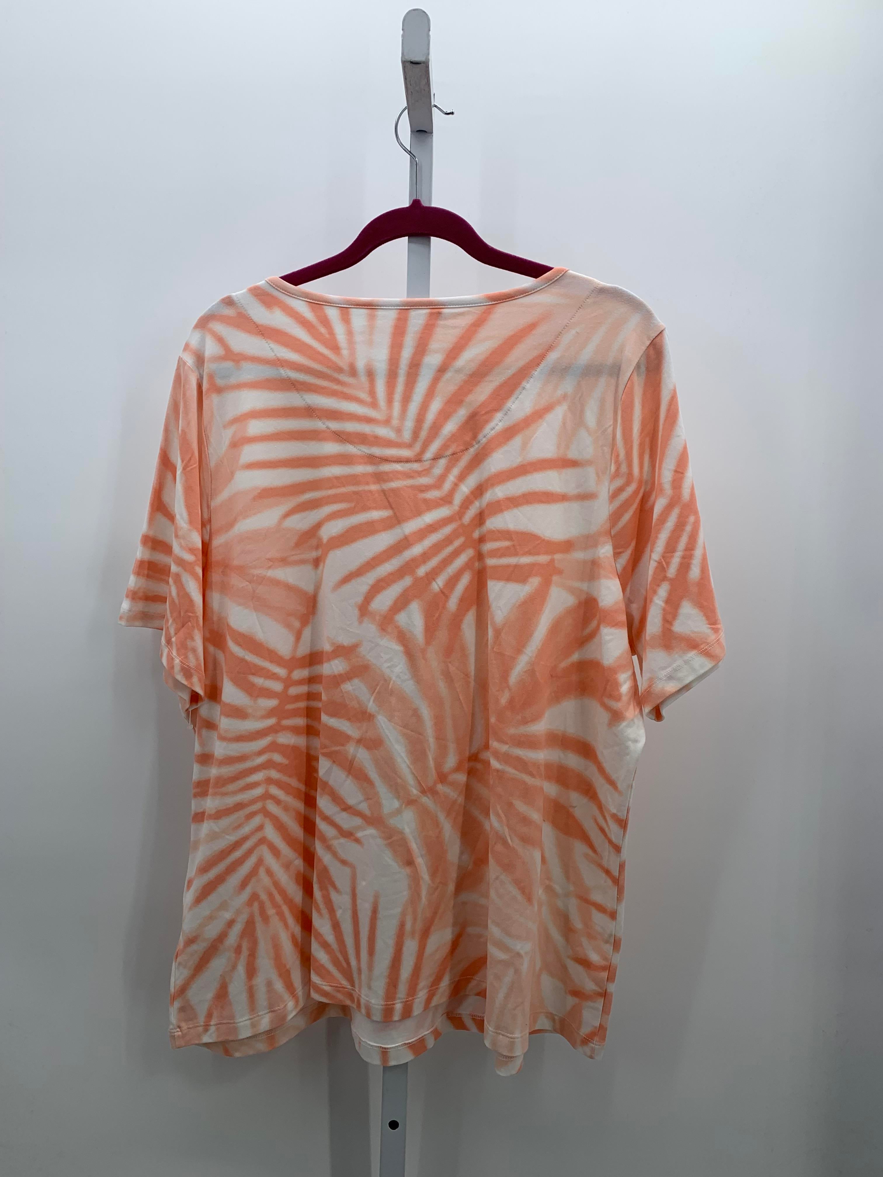 d & co. Size 2X Womens Short Sleeve Shirt