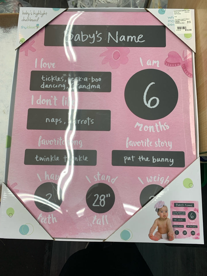 Tiny Ideas mej&CO Baby's Highlight chalkboard