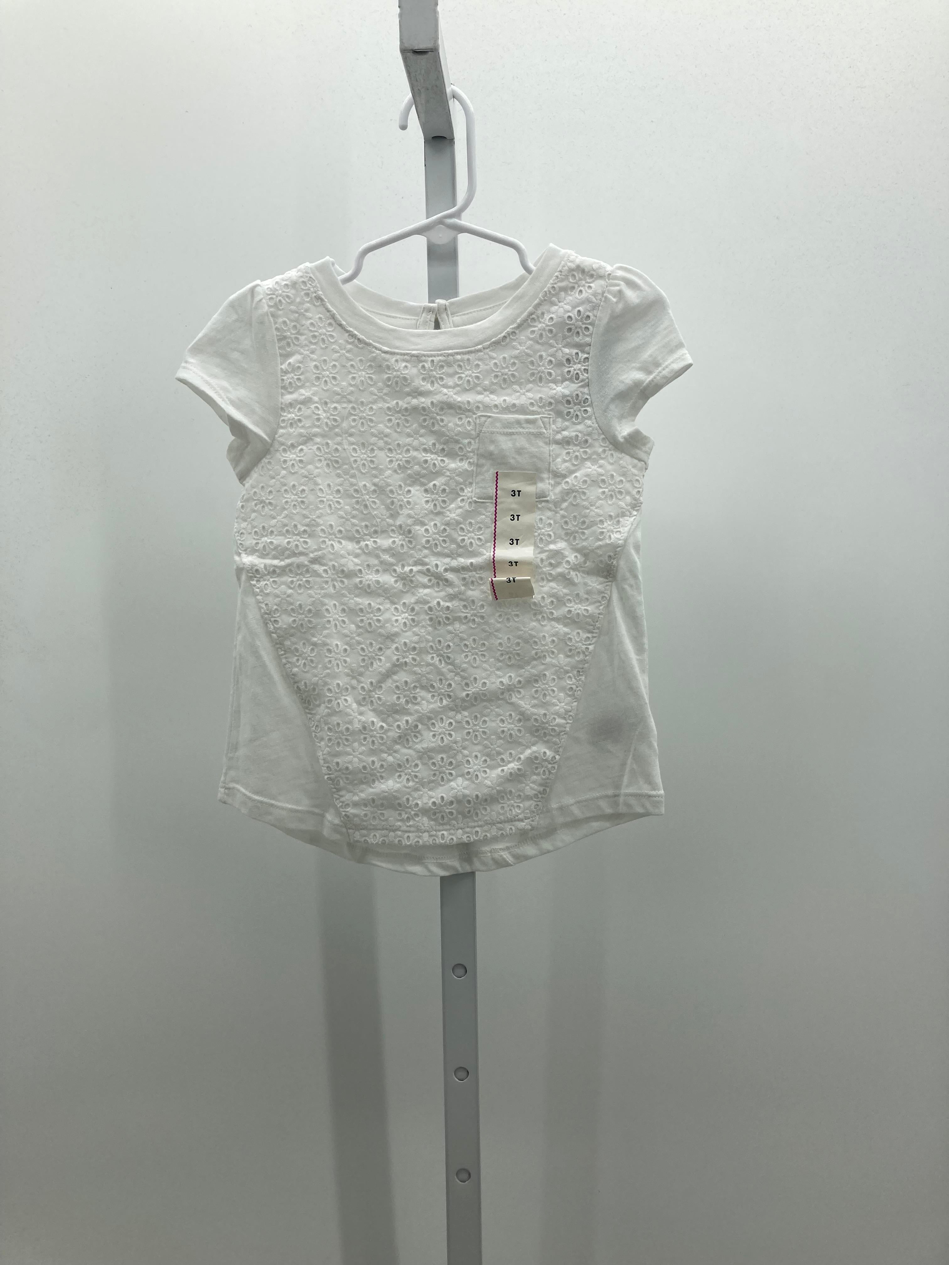 Cat & Jack Size 3T Girls Short Sleeve Shirt
