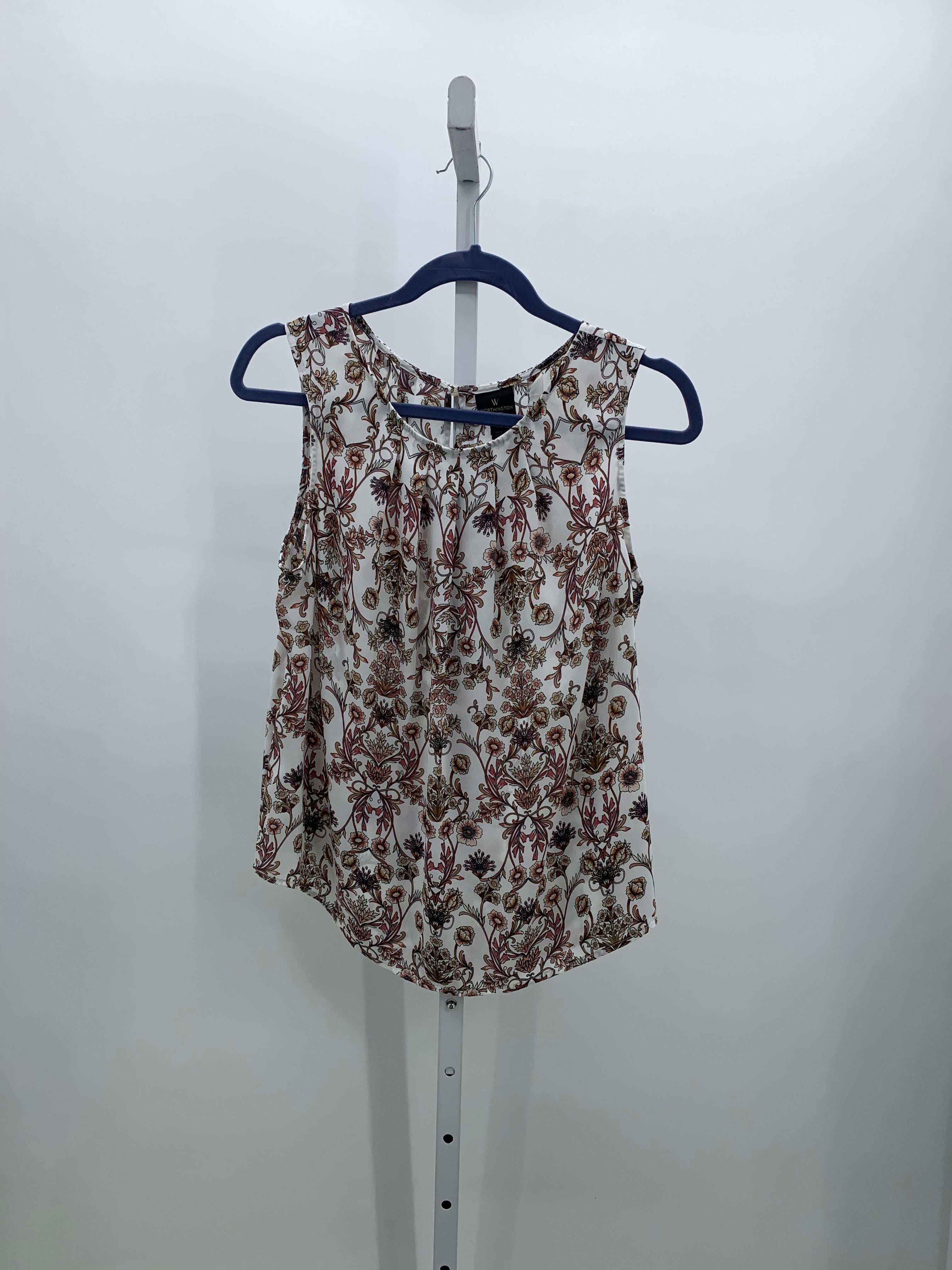 Worthington Size Large Petite Petite Sleeveless Shirt