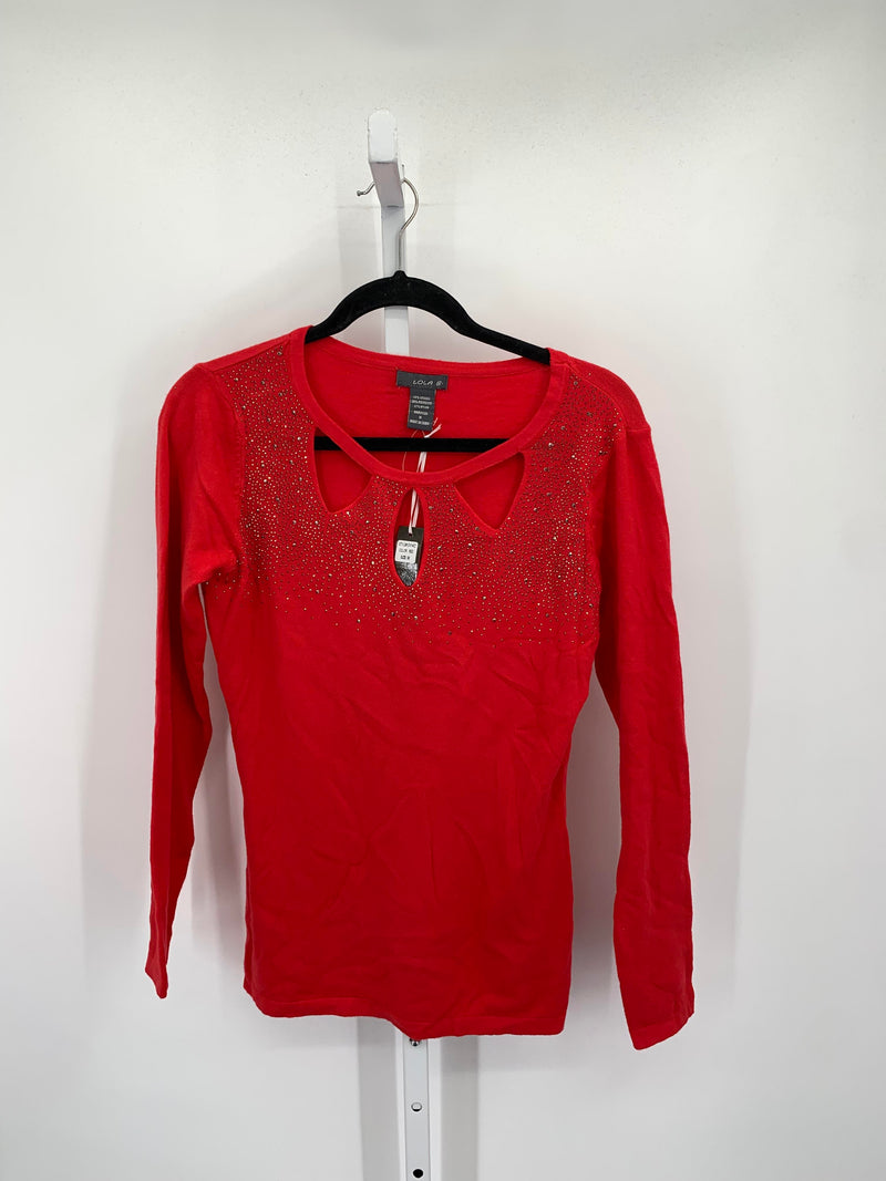 Size Medium Misses Long Slv Sweater