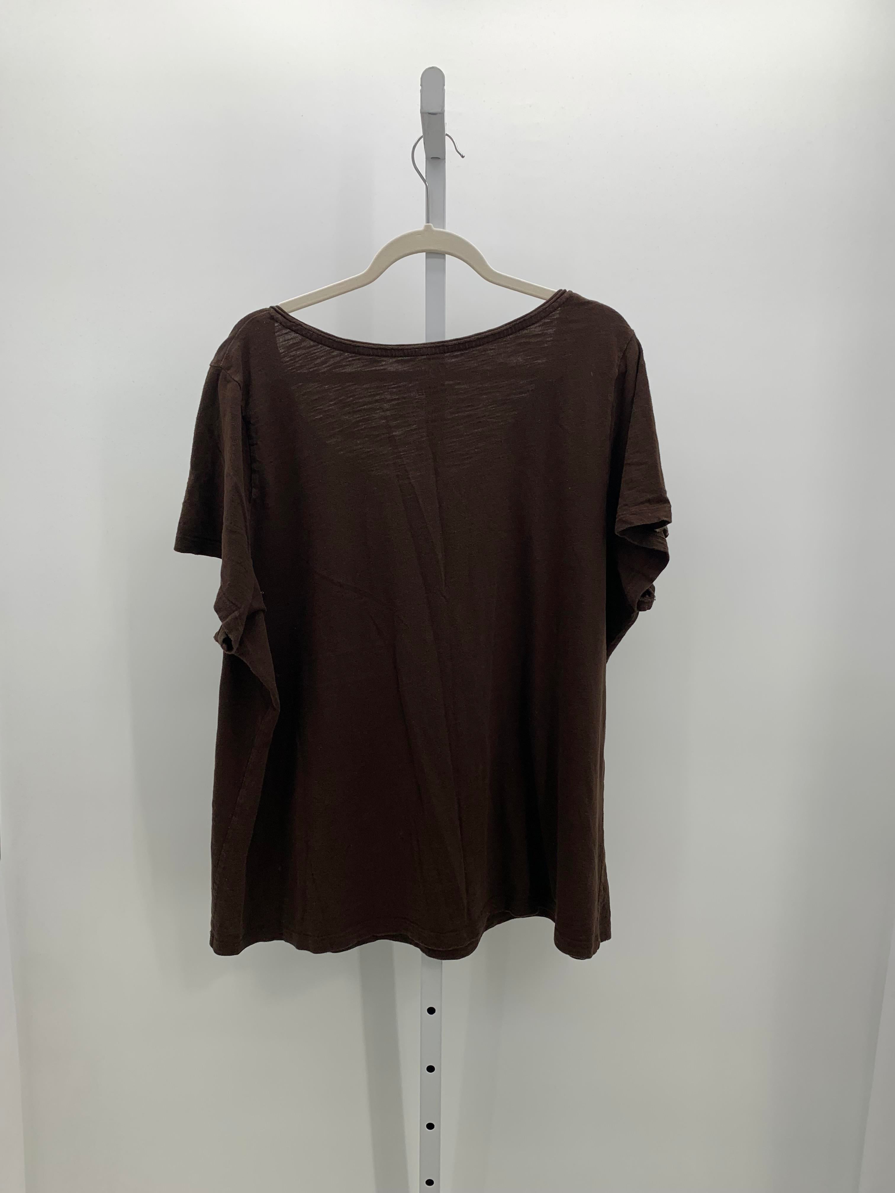 St. Johns Bay Size 3X Womens Short Sleeve Shirt