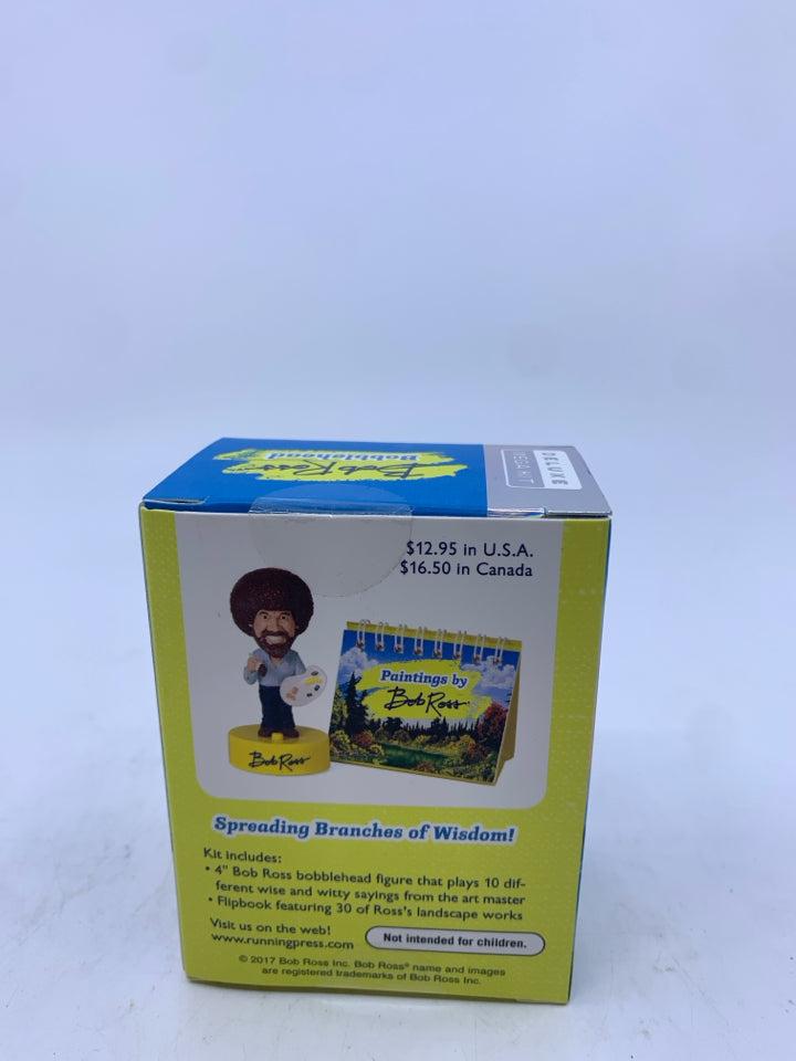 NIB BOB ROSS BOBBLE HEAD.