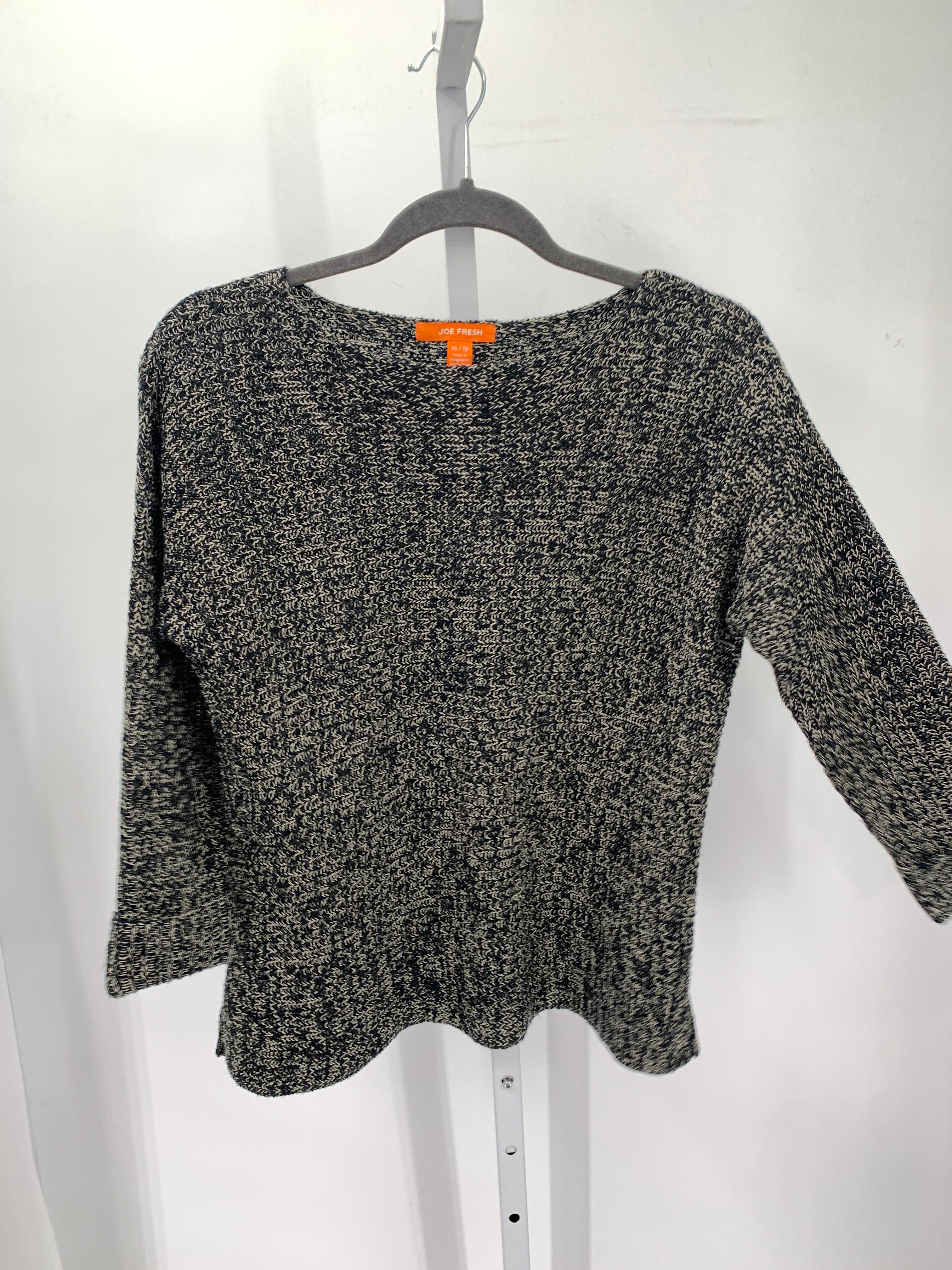 Joe Fresh Size X Small Misses 3/4 Sleeve Sweater