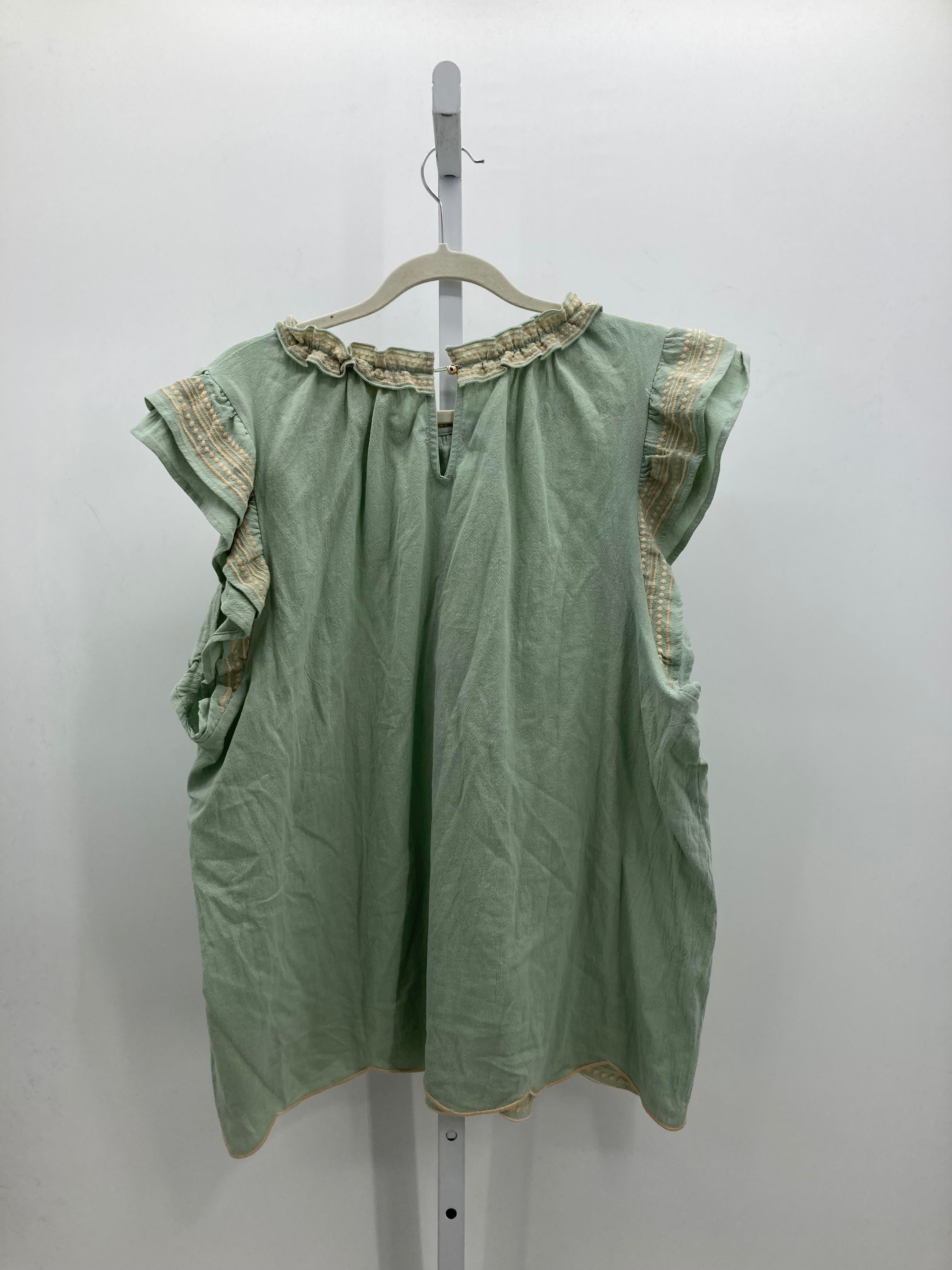 Size 3X Womens Sleeveless Shirt