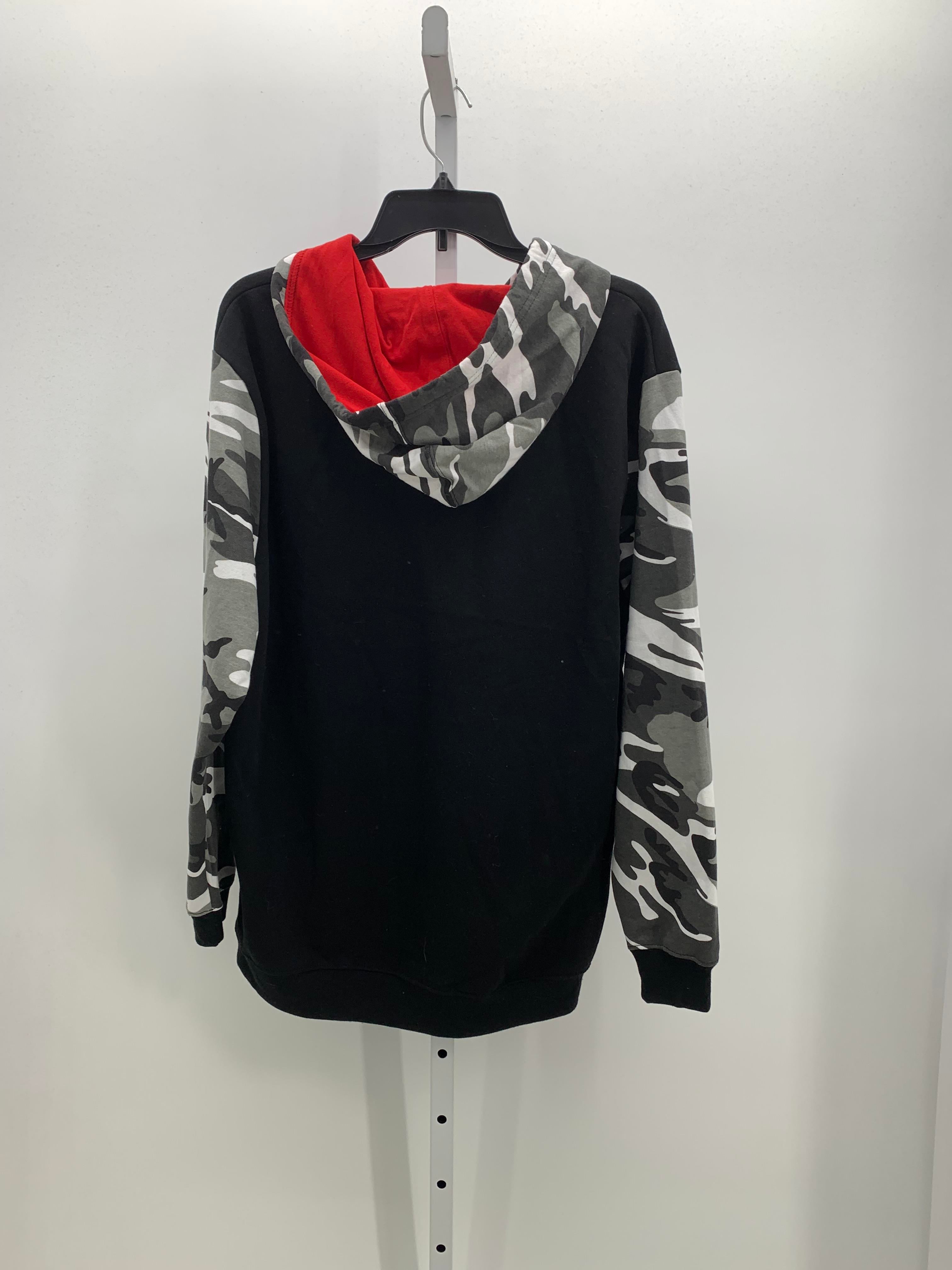 CAMO HOODED KNIT.