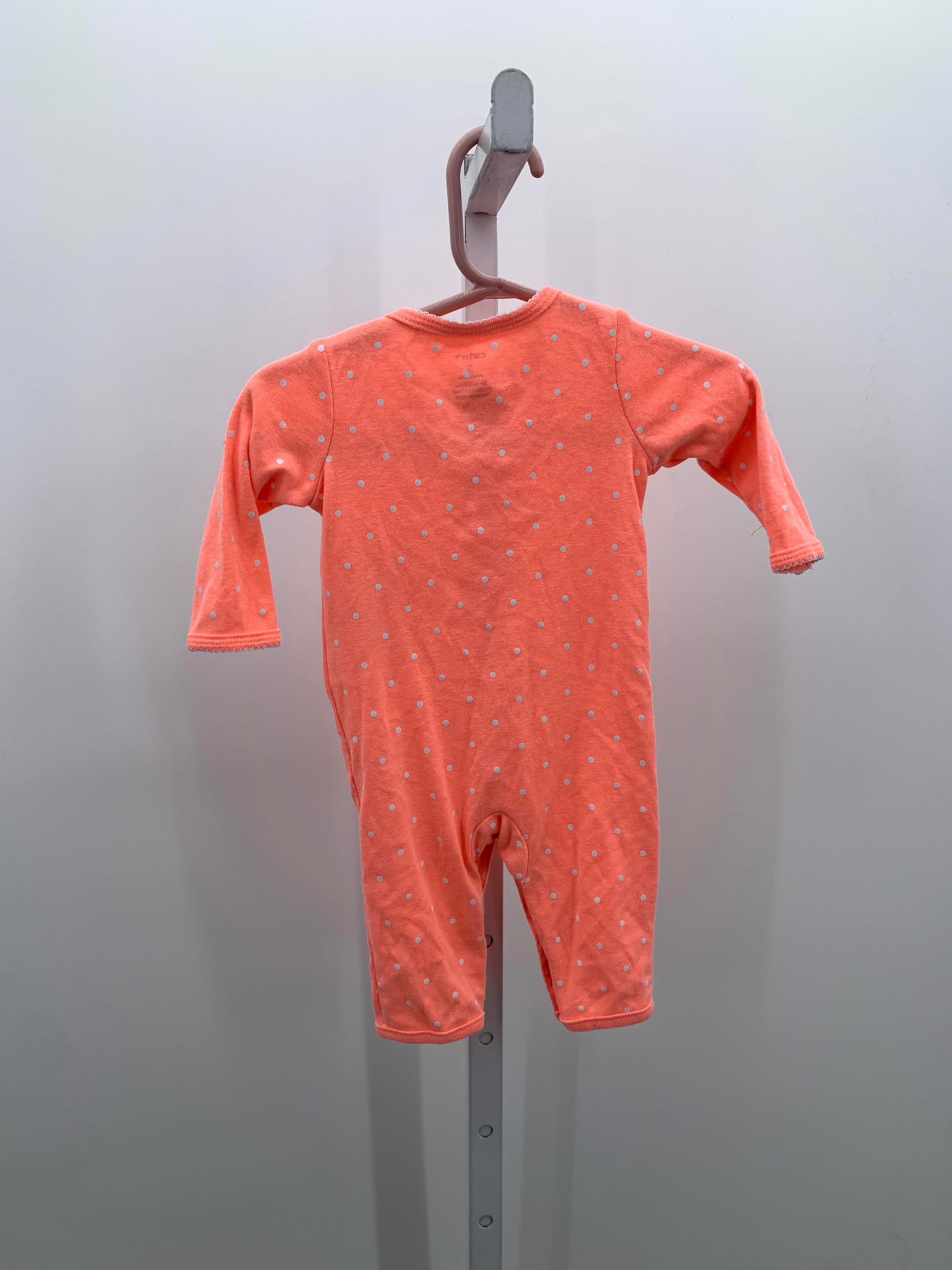 Carters Size 3 Months Girls Long Slv. Romper