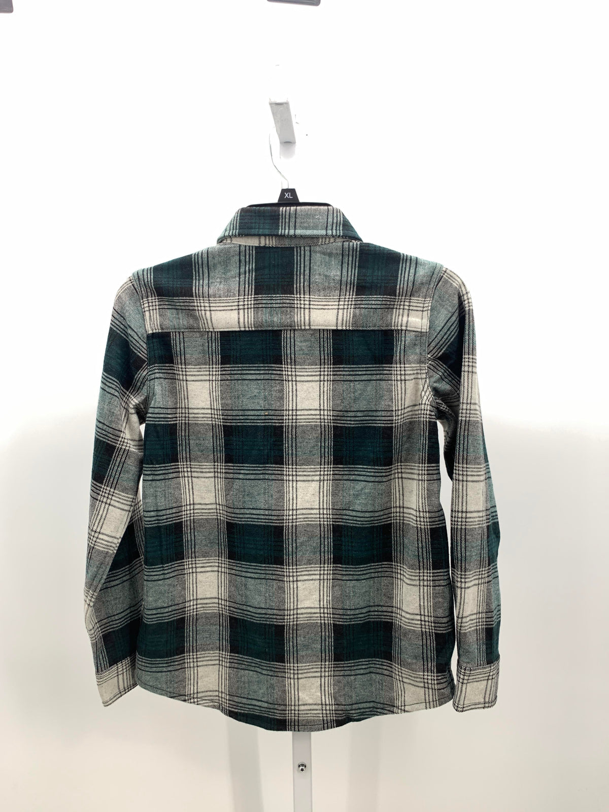 NEW PLAID BTN DOWN