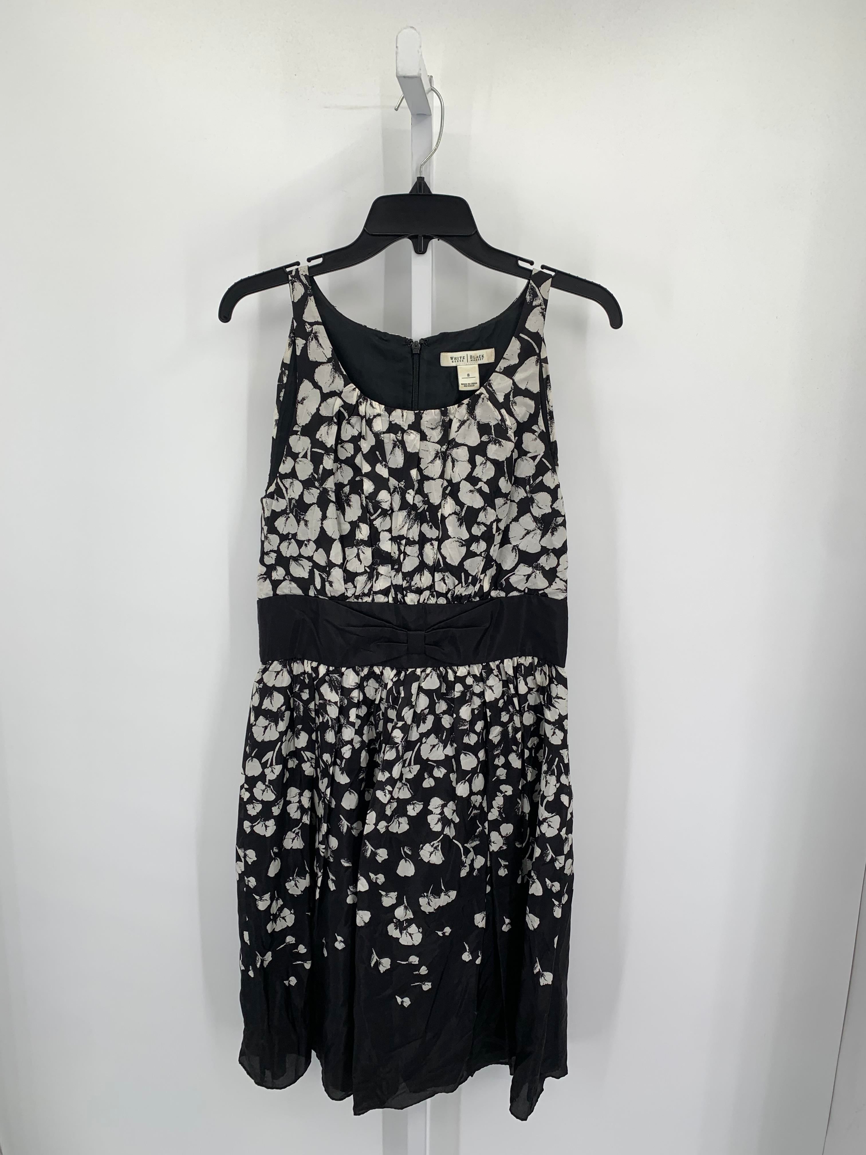 White House Black Size 8 Misses Sleeveless Dress