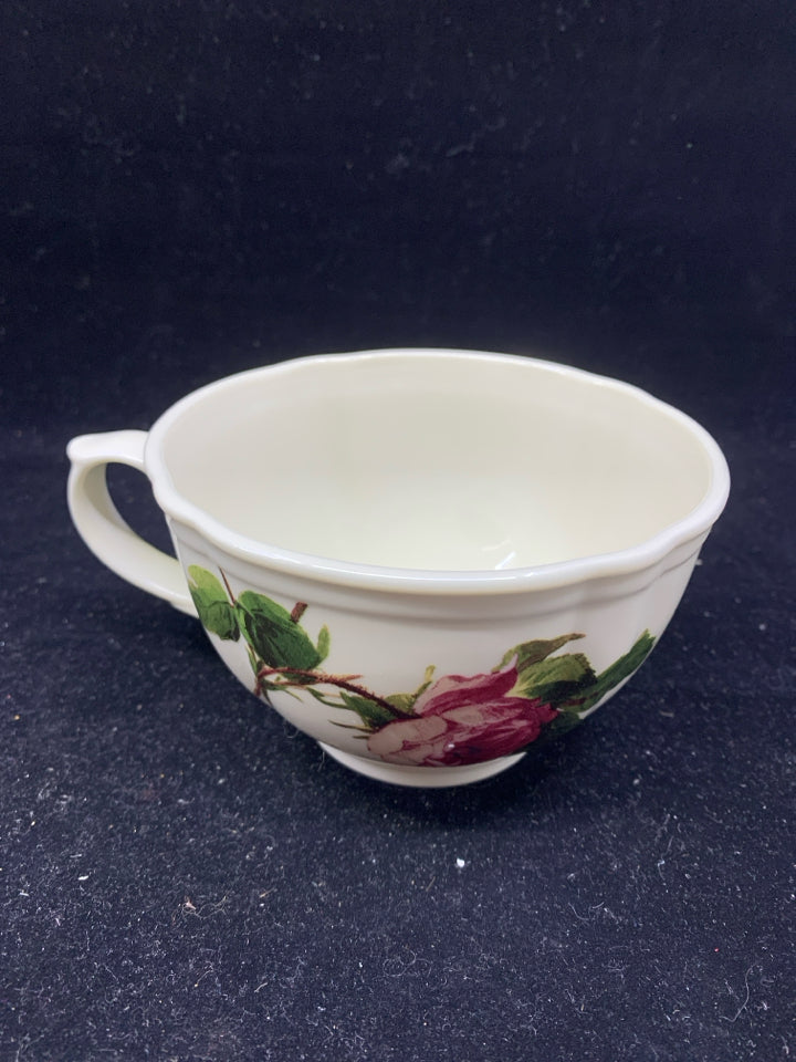 2 PC ROSE PATTERN ANNA GIFFIN TEA FOR ONE- POT + CUP