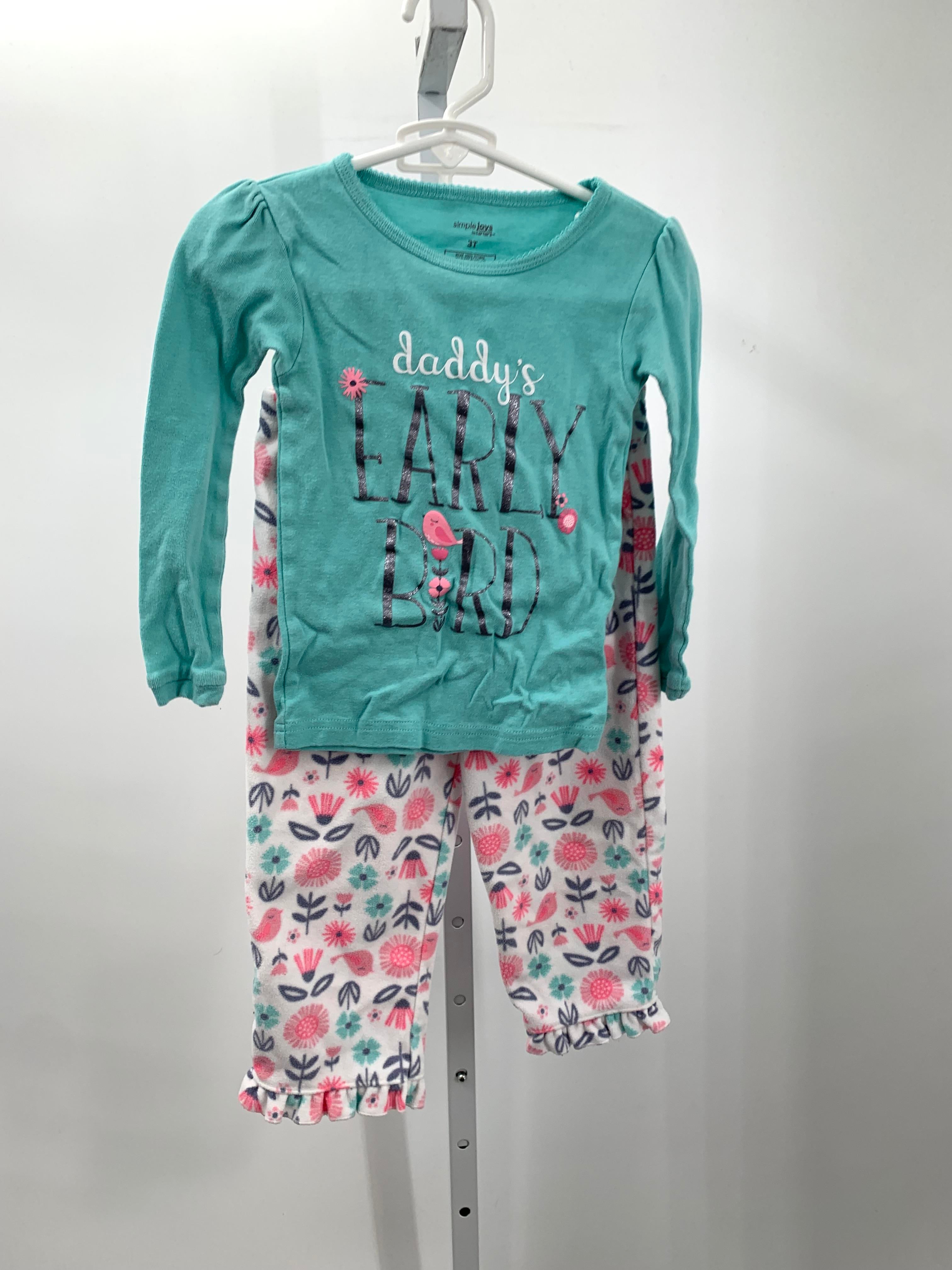 Simple Joys Size 3T Girls Pajamas