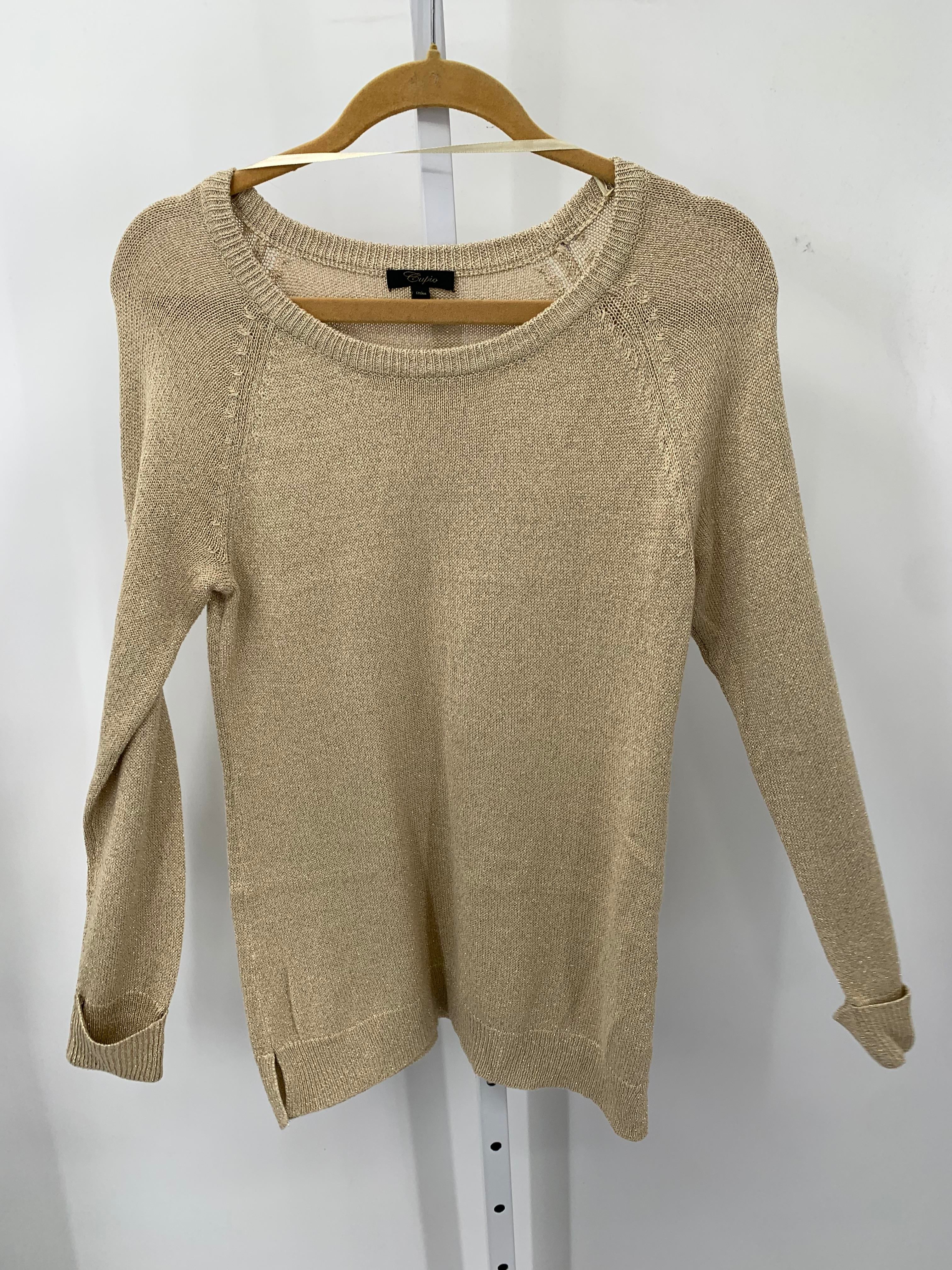 Cupio Size Medium Misses Long Slv Sweater