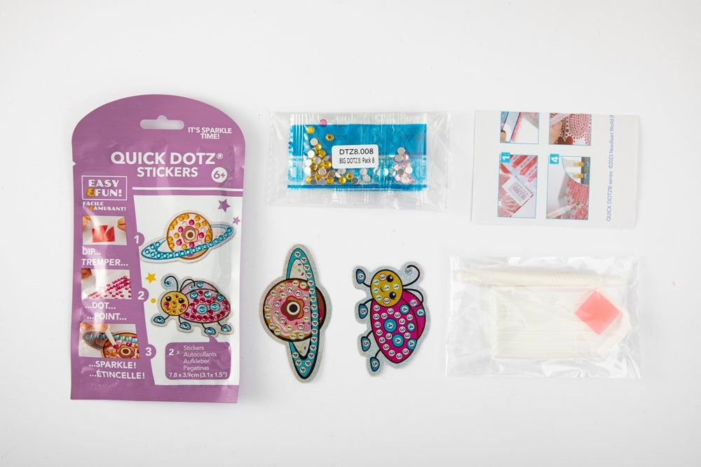 New - Diamond Dotz Big Dotz - Planet Ladybug