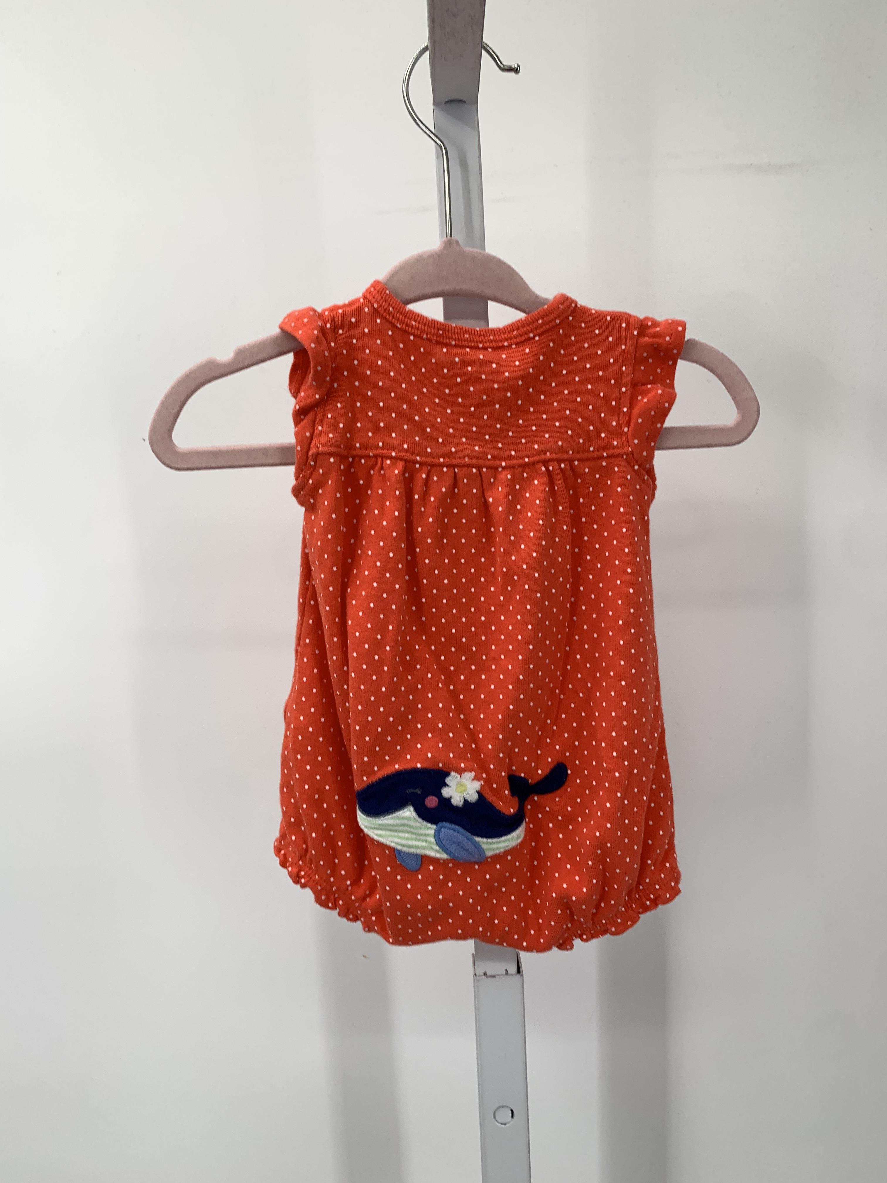 Carters Size Newborn Girls Sleeveless Romper