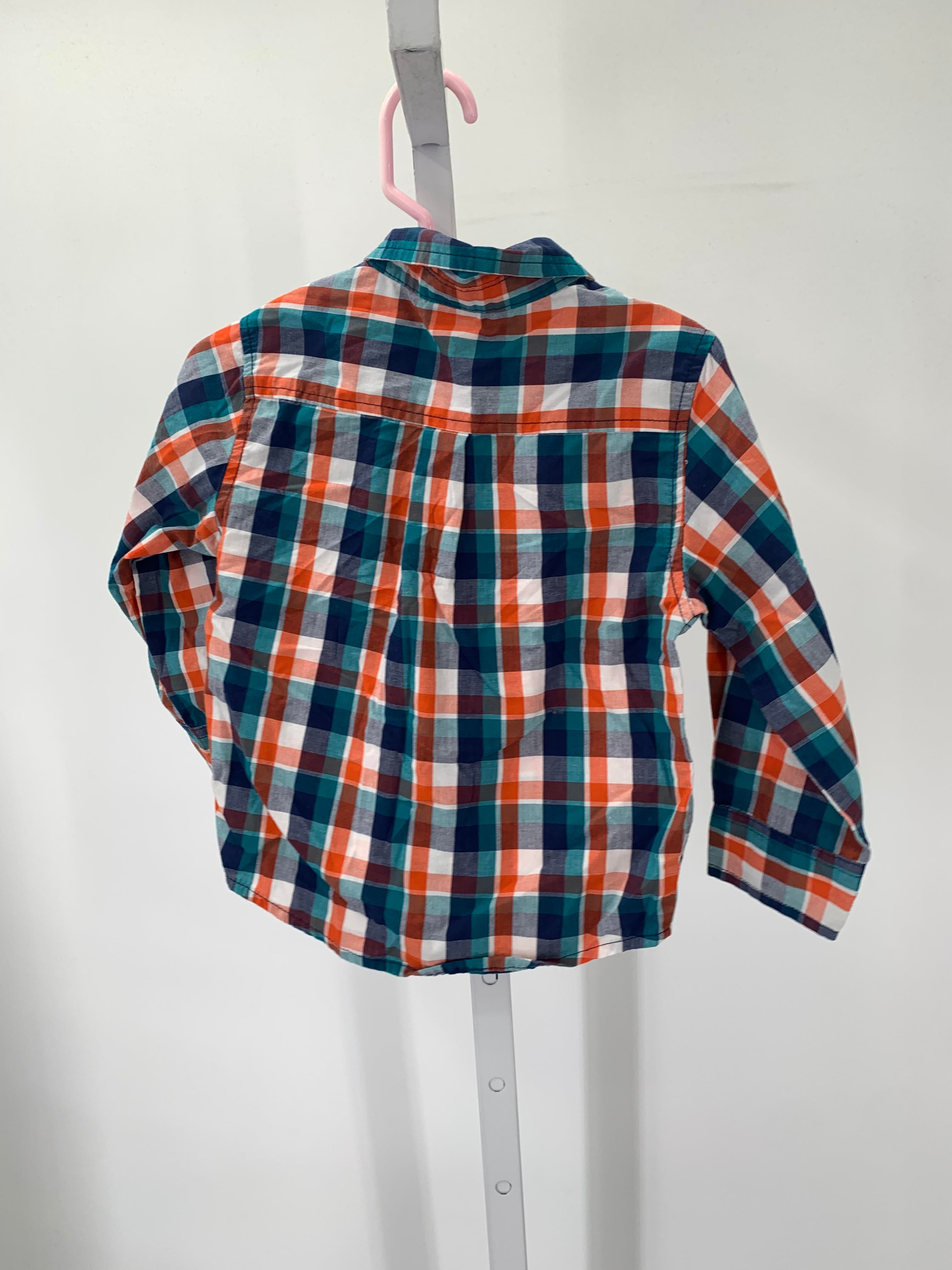 ORANGE PLAID BTN DOWN