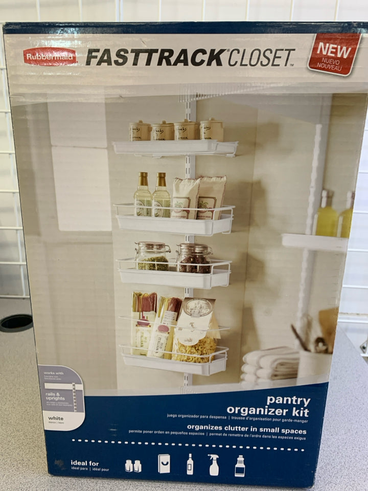 NIB PANTRY ORGANIZER KIT.