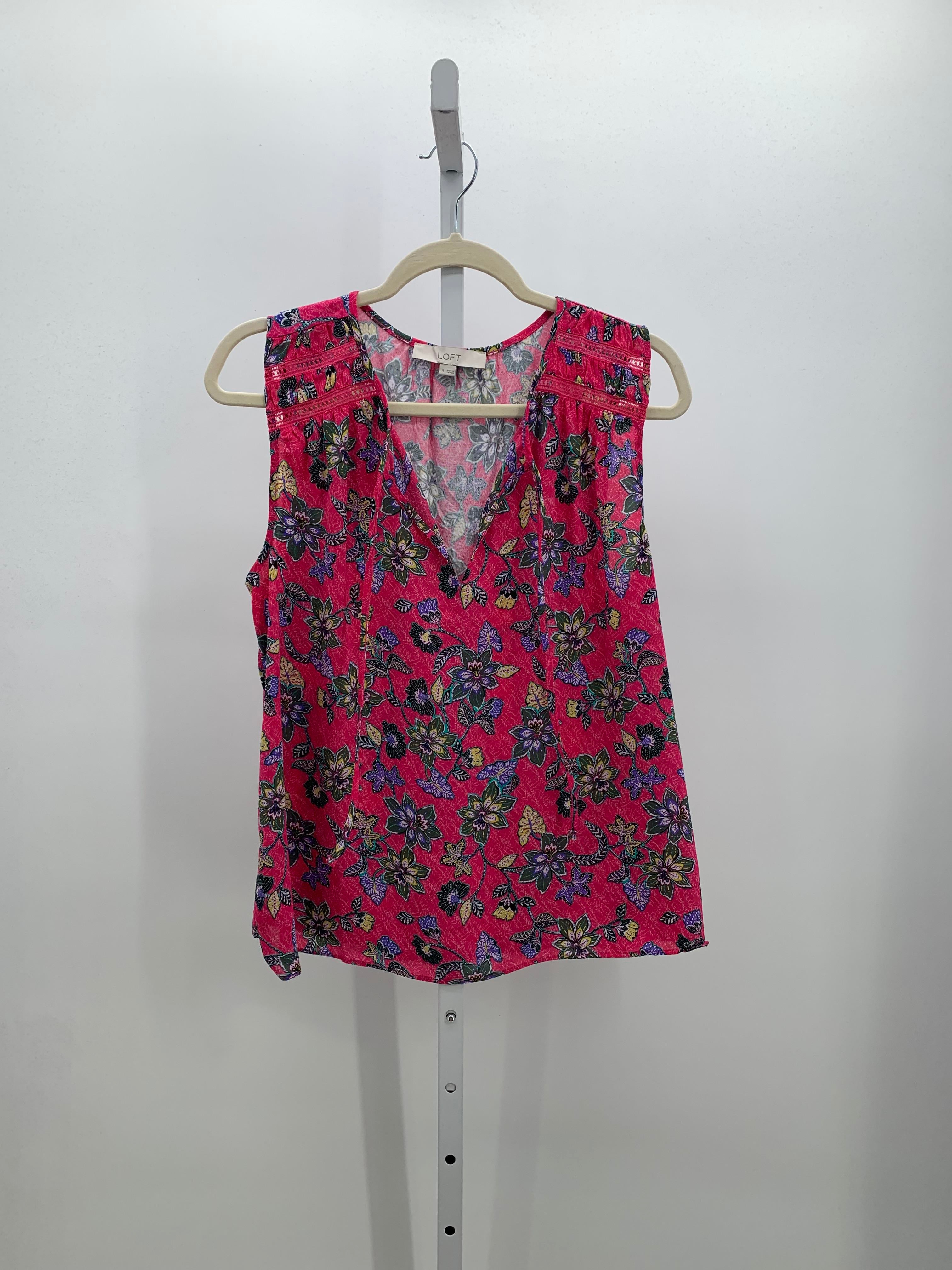 Loft Size Medium Misses Sleeveless Shirt