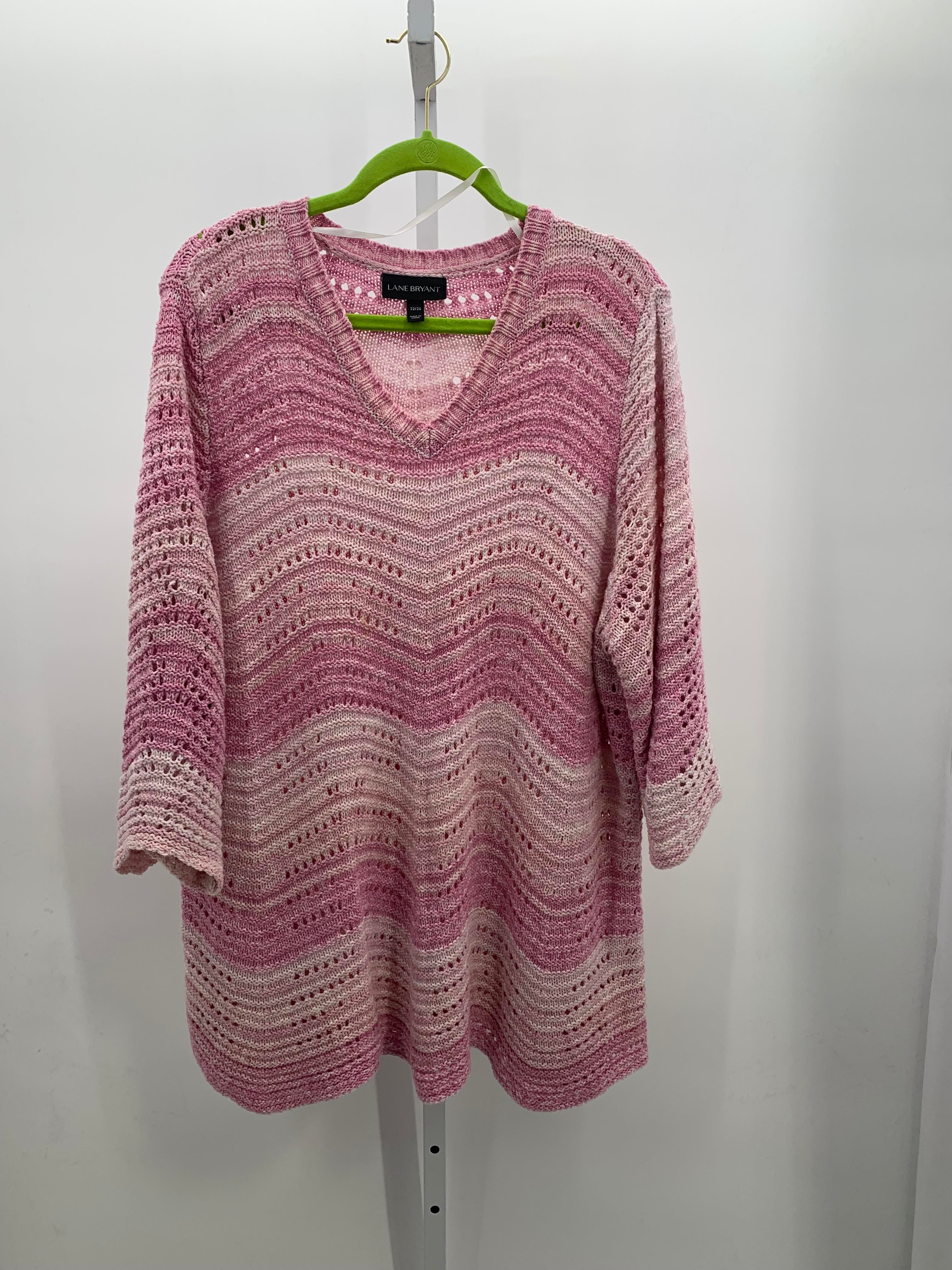 Lane Bryant Size 22/24 W Womens 3/4 Sleeve Sweater