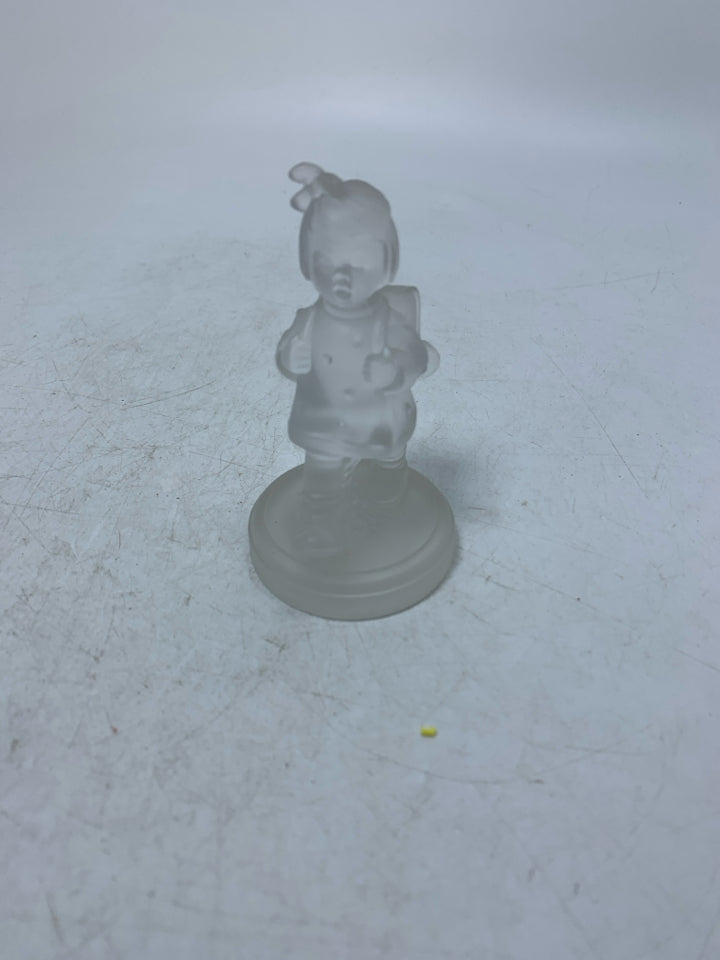 THE KINDERGARTNER CRYSTAL FIGURINE.