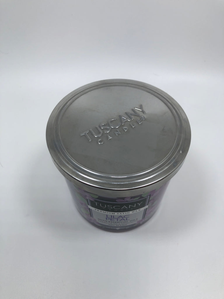 3 WICK LILAC ROSE CANDLE.
