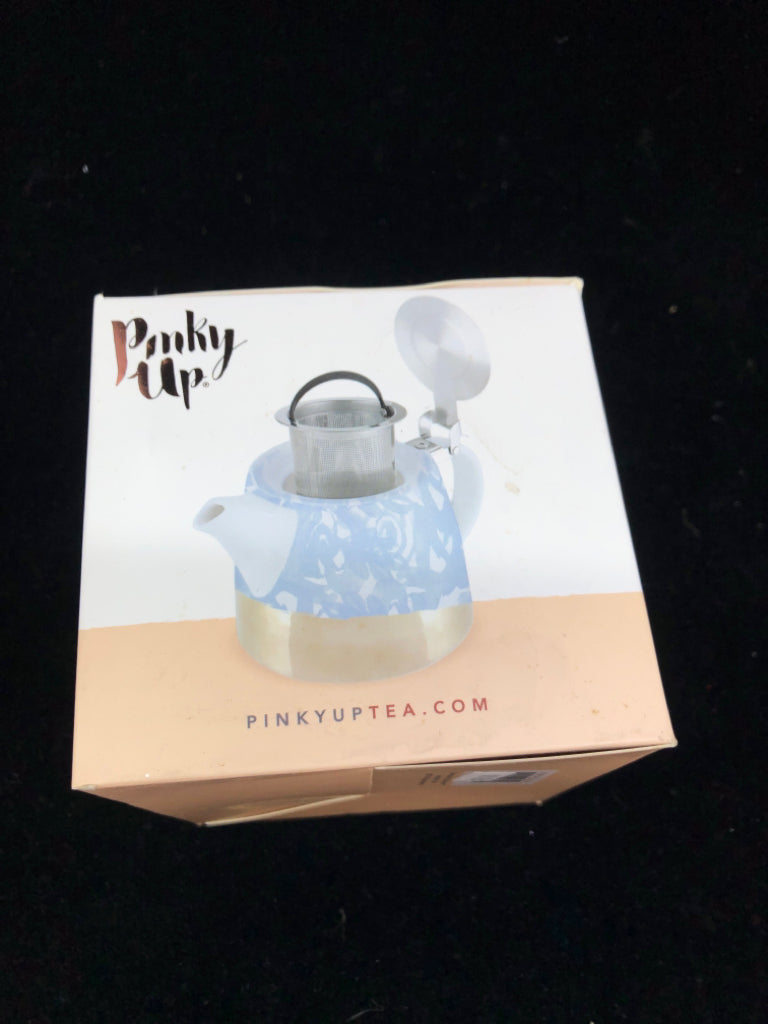 NIB CERAMIC TEAPOT + INFUSER