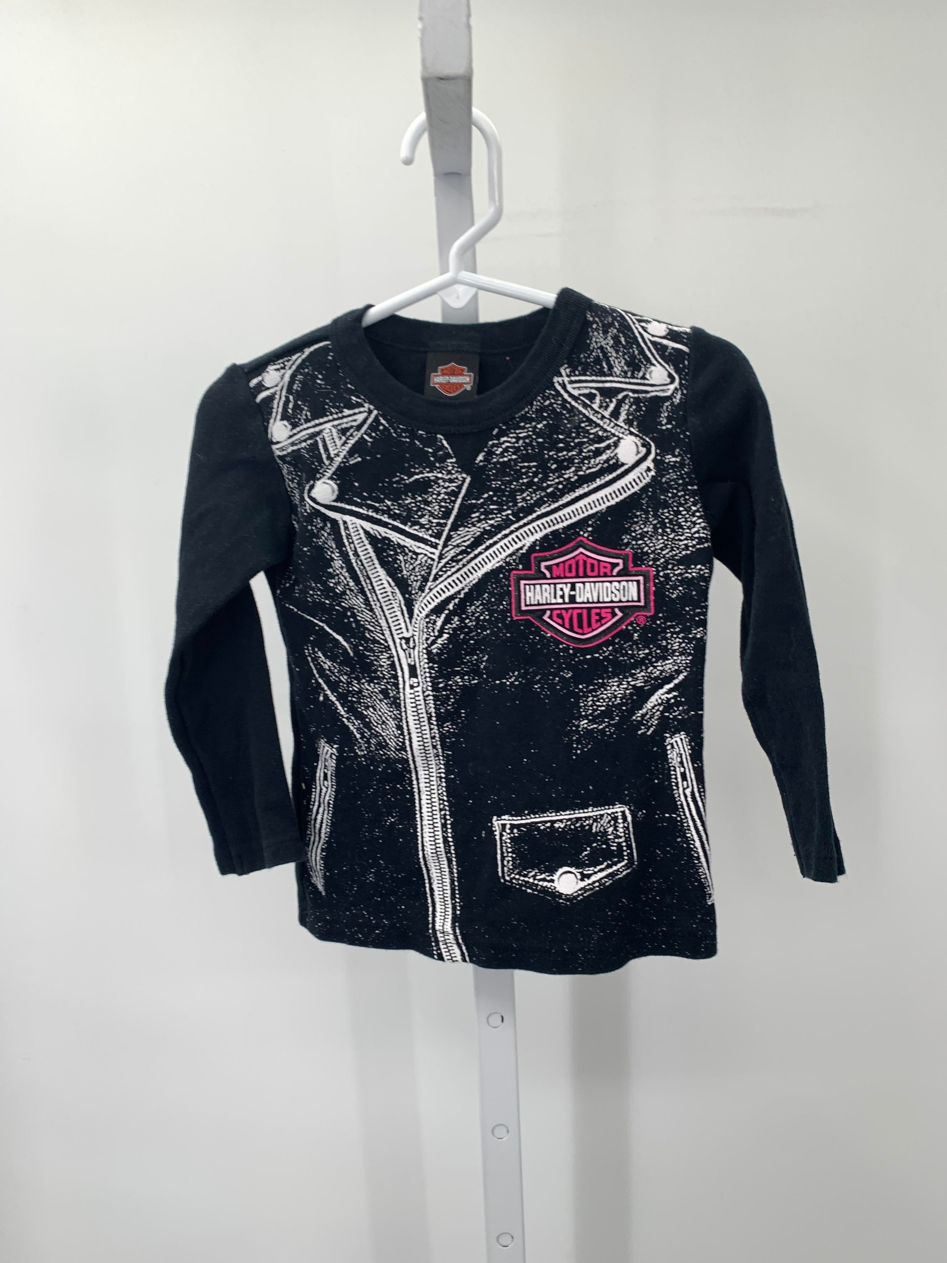 Harley-Davidson Size 2T Girls Long Sleeve Shirt