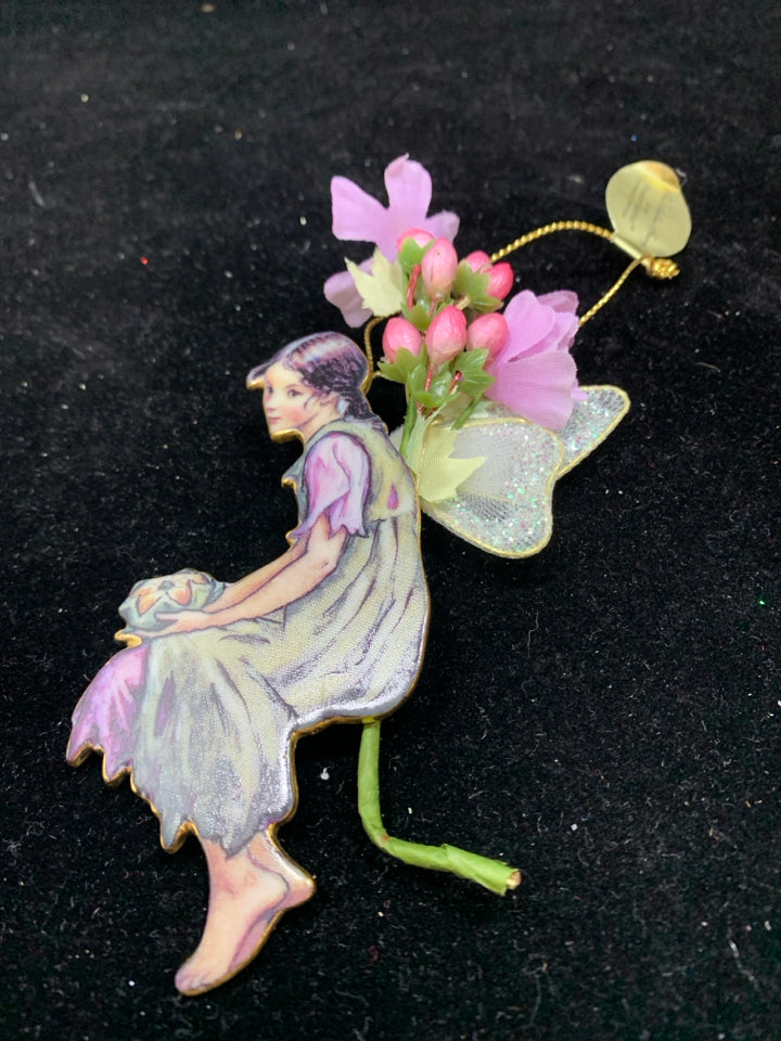 THE MALLOW FAIRY PORCELAIN ORNAMENT.