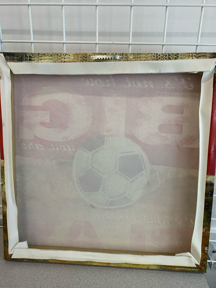 "BIG PLAY" SOCCER CANVAS.
