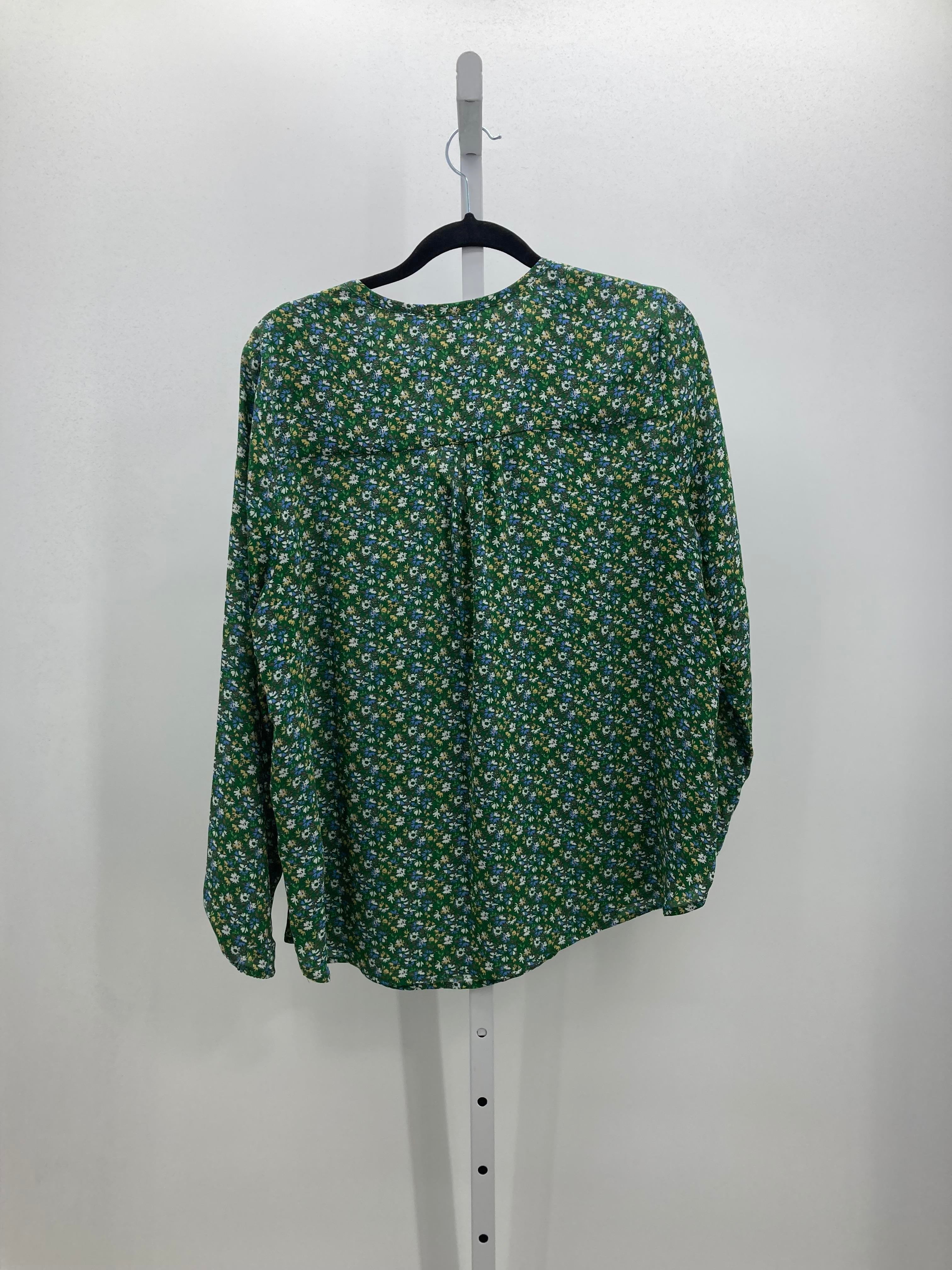 Pleione Size Extra Large Misses Long Sleeve Shirt