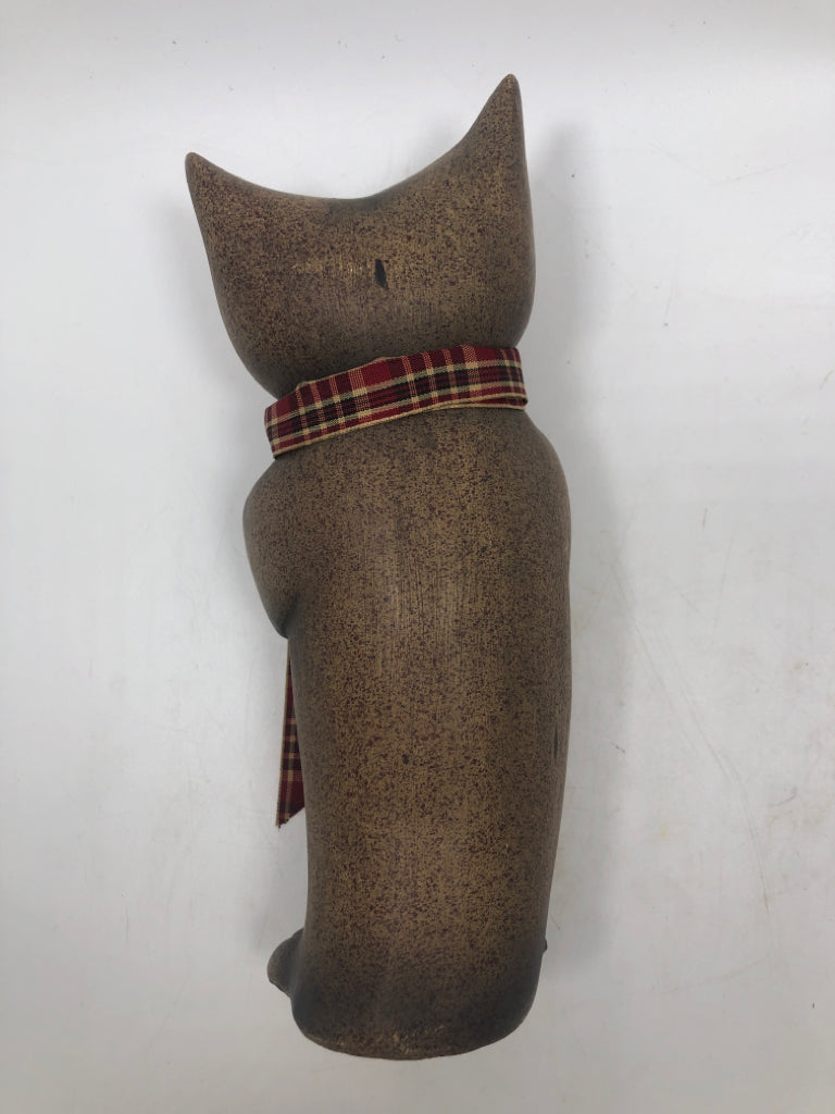 OWL W/SCARF FIGURE.