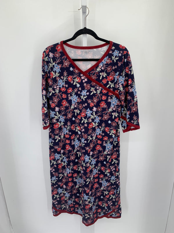 Garnet Hill Size Large Misses 3/4 Sleeve Dress