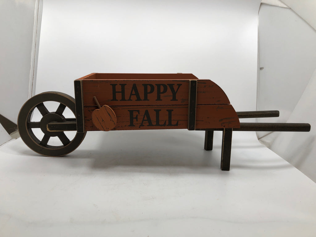 WHEELBARROW "WELCOME FALL" DECOR.