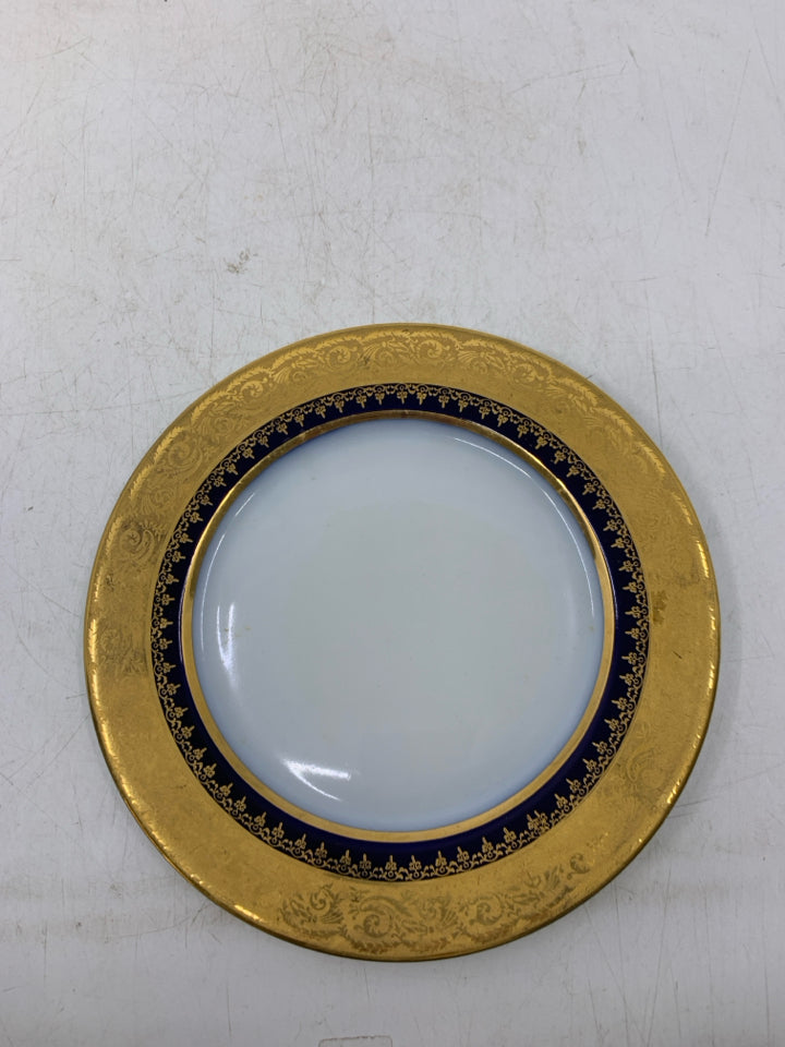 VTG GOLD RIM SMALL PLATE- LIMOGES.