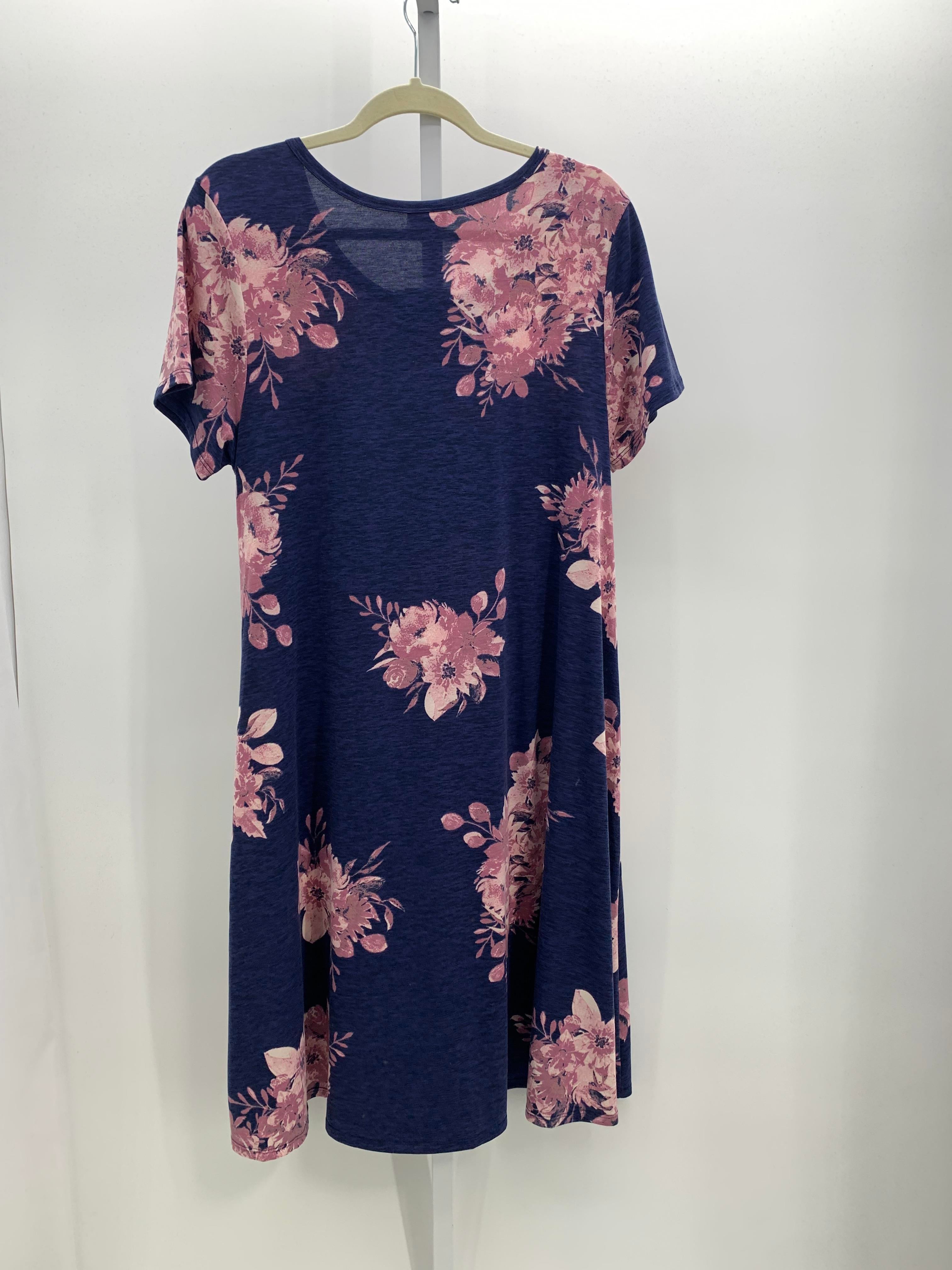 Lularoe Size Large Misses Short Sleeve Dress