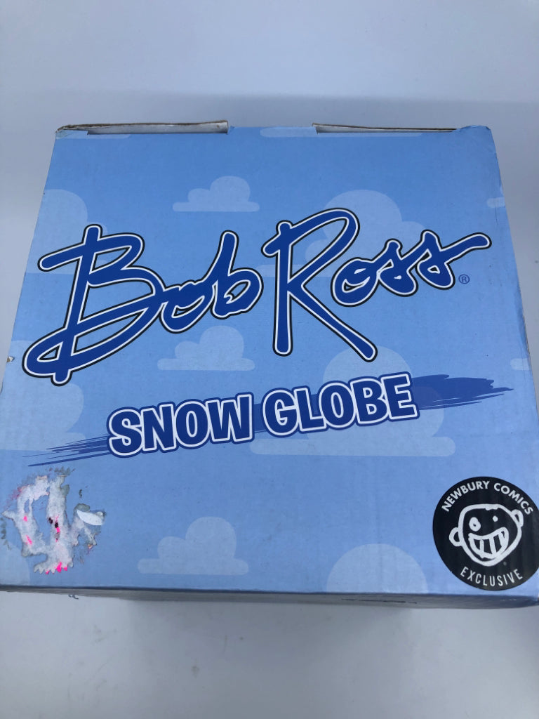 NIB BOB ROSS SNOW GLOBE.