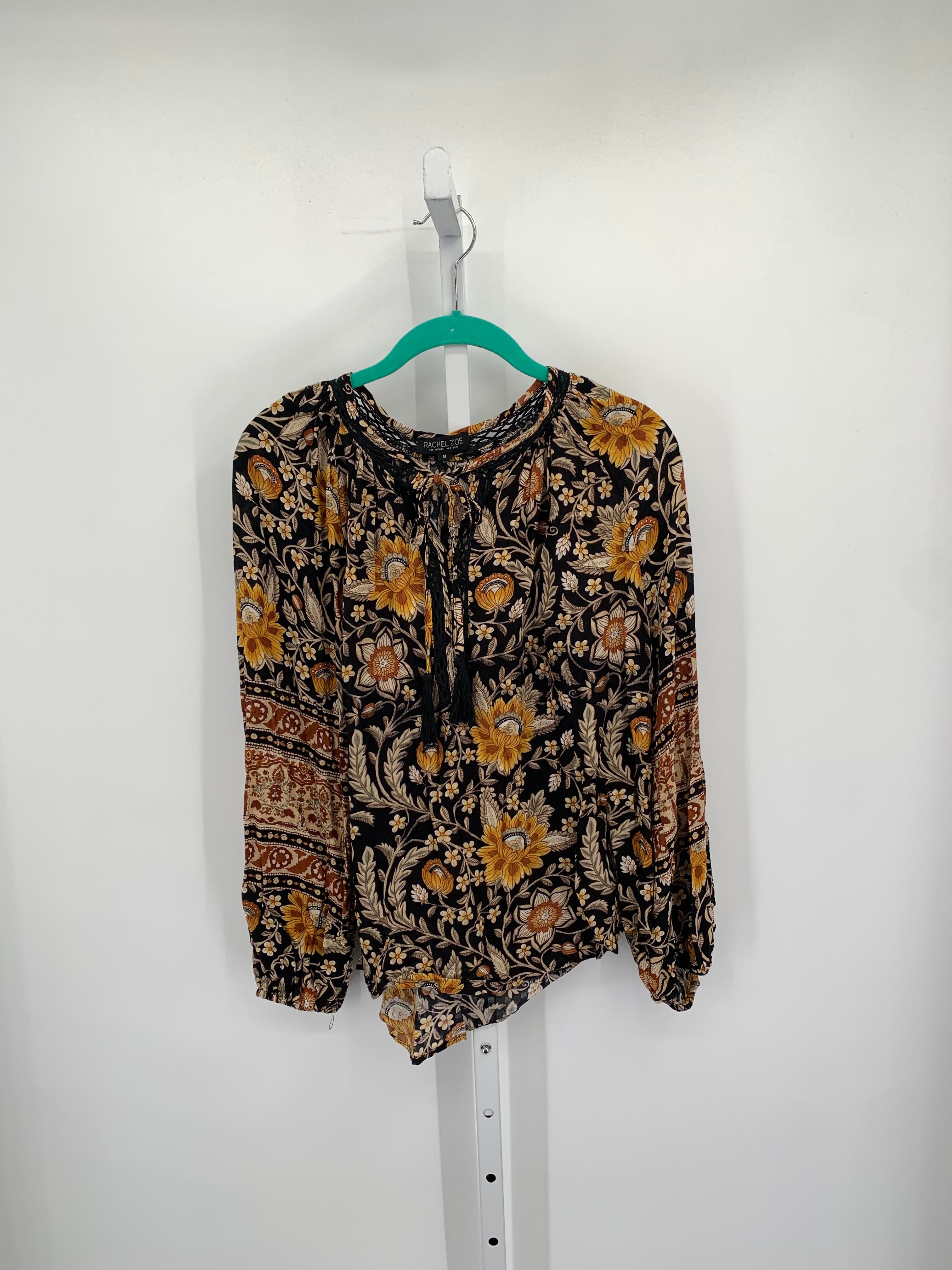 Rachel Zoe Size Medium Misses Long Sleeve Shirt