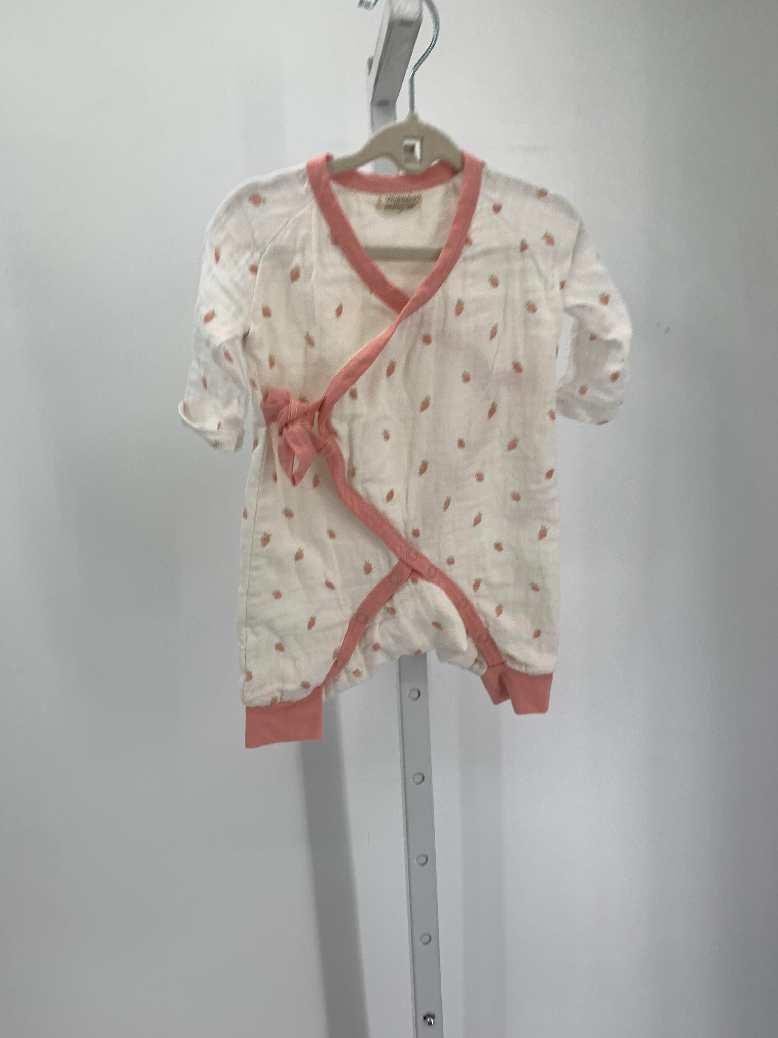 Size 0-3 months Girls Long Slv. Romper