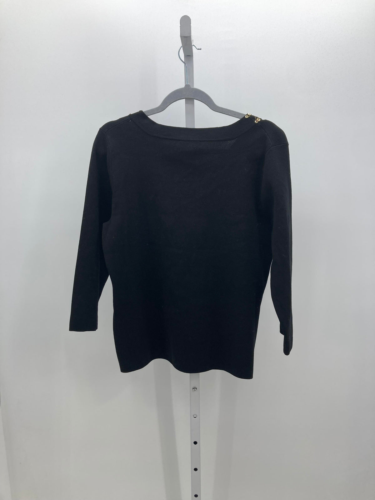 Pointelle Size X Large Petite Petite 3/4 Sleeve Sweater