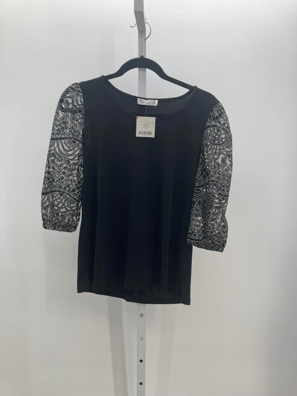 89th & Madison Size Small Misses 3/4 Sleeve Shirt