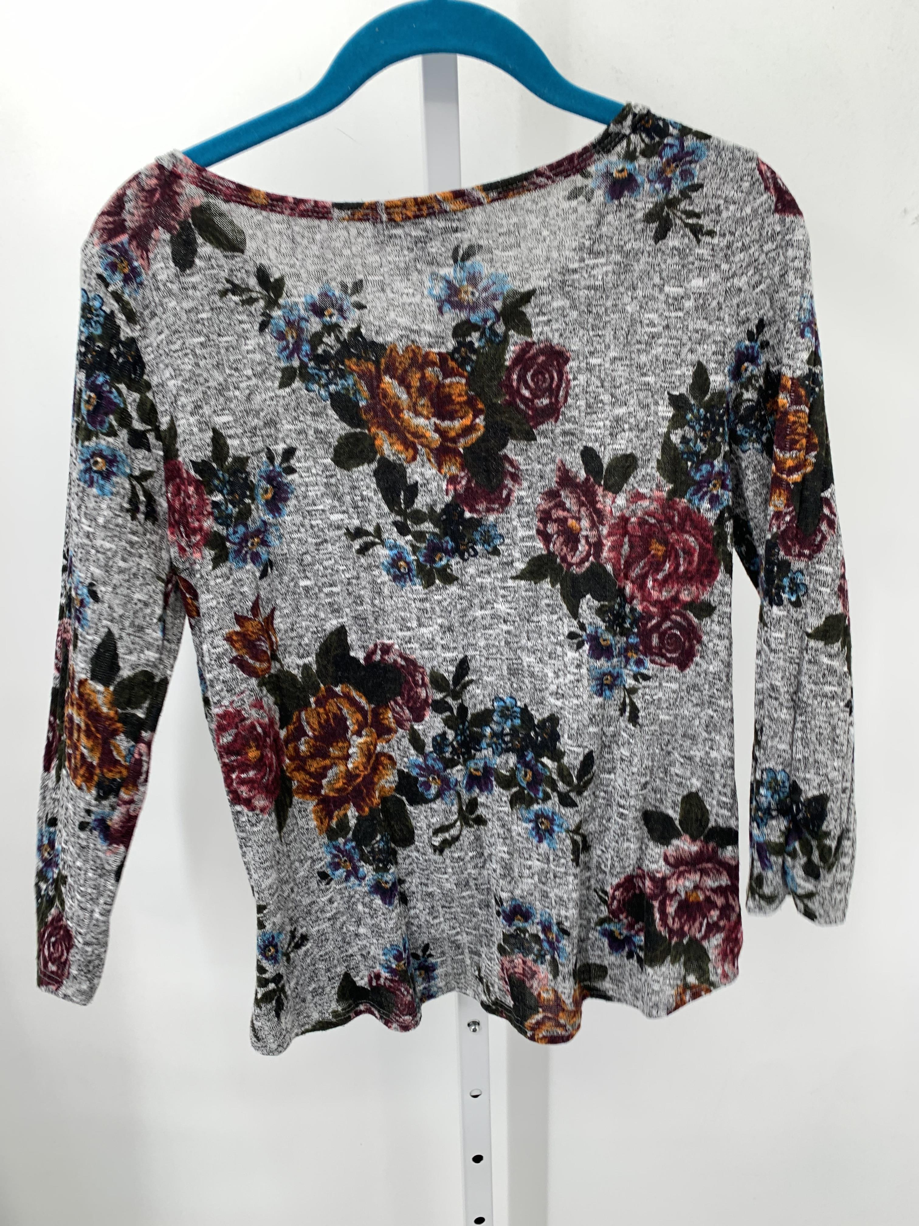BCX Size Medium Juniors 3/4 Sleeve Shirt