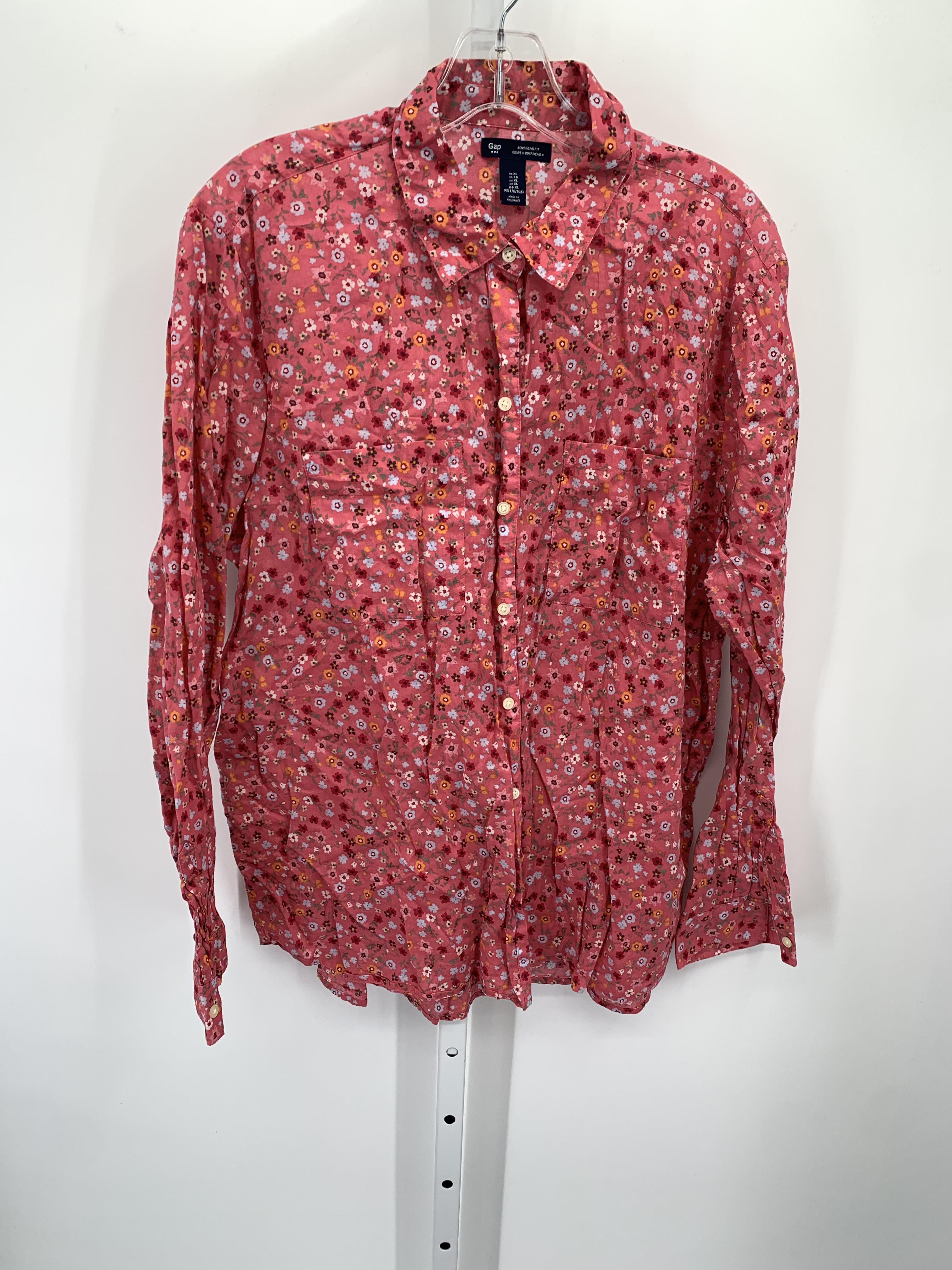 Gap Size Extra Large Misses Long Sleeve Shirt