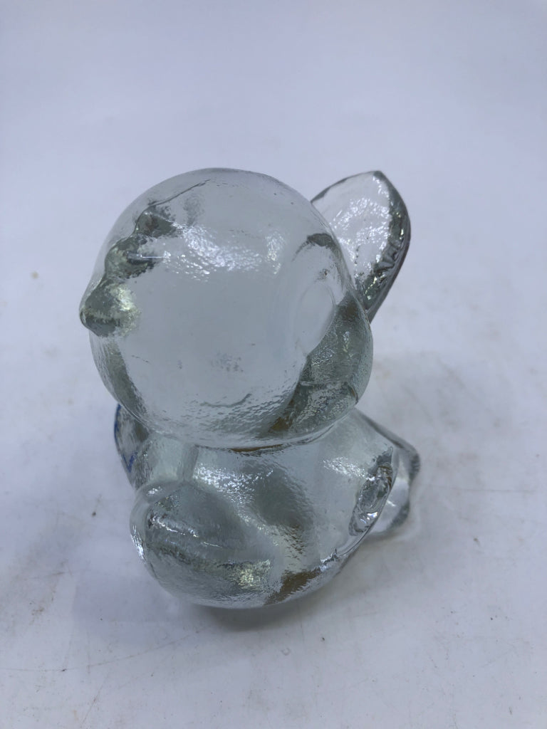 VTG GLASS HAPPY DUCKLING.