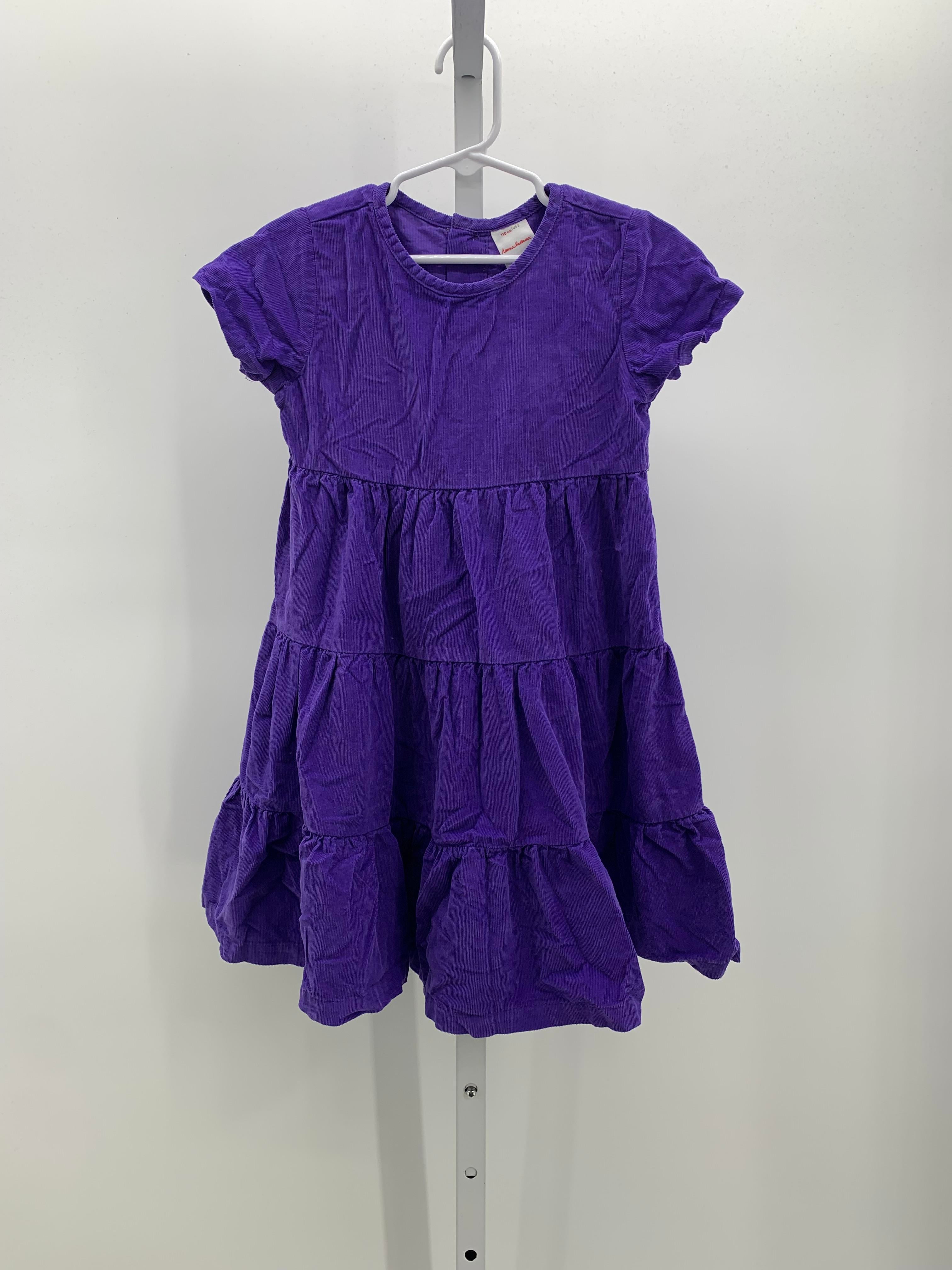 Hanna Anderson Size 5 Girls Short Sleeve Dress