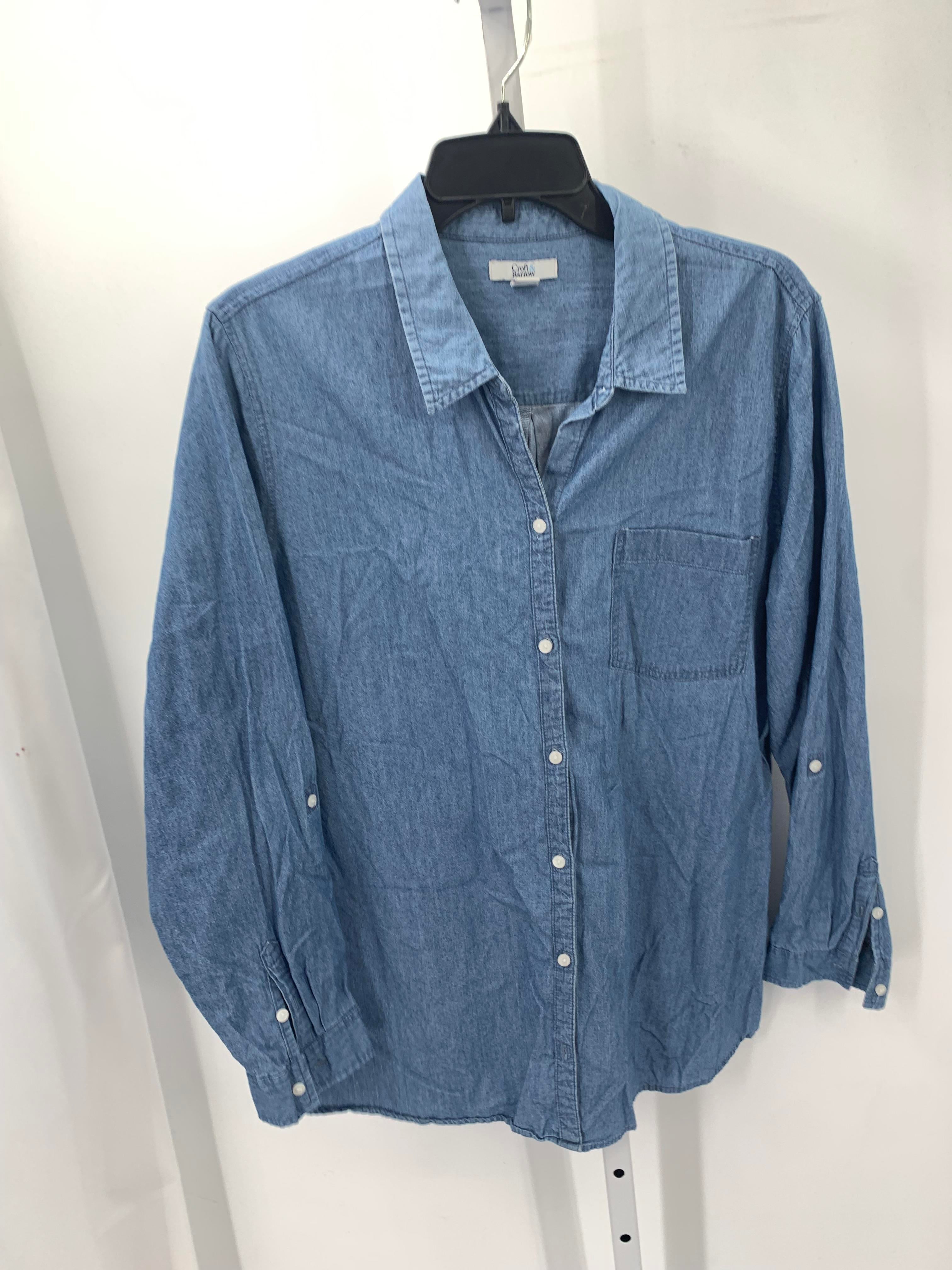Croft & Barrow Size XXL Misses Long Sleeve Shirt