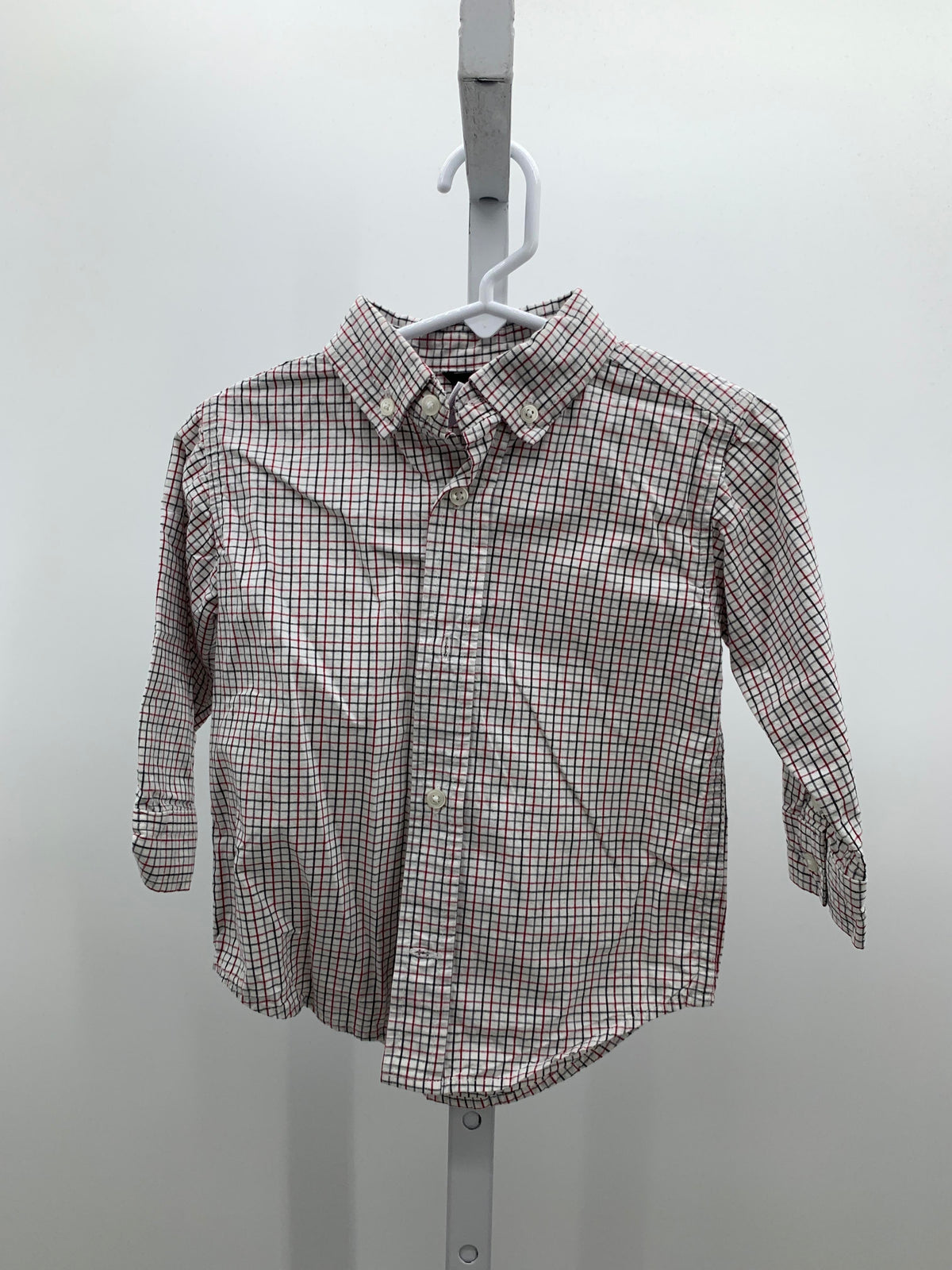 PLAID BTN DOWN