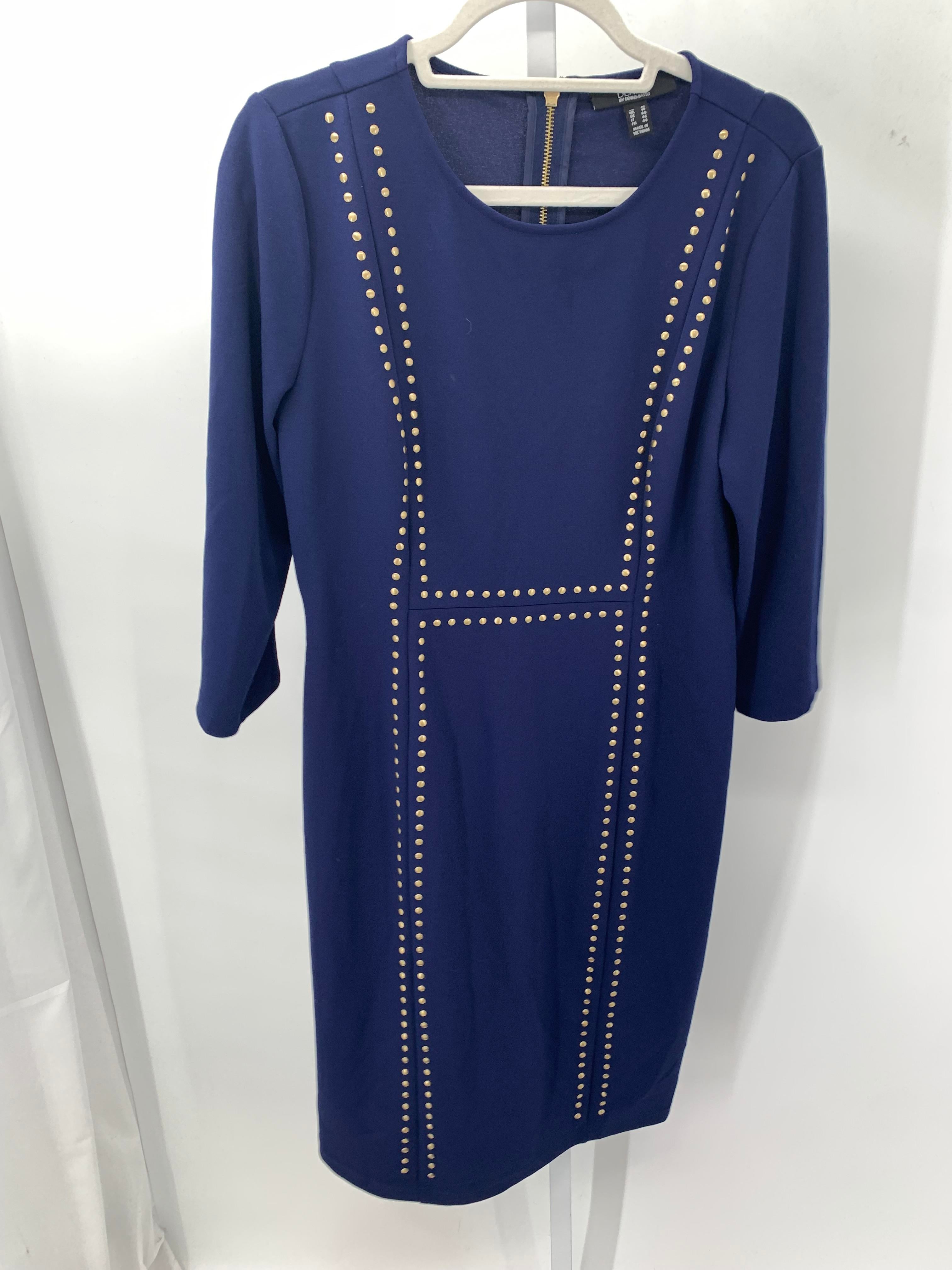 Dennis Basso Size 10 Misses 3/4 Sleeve Dress