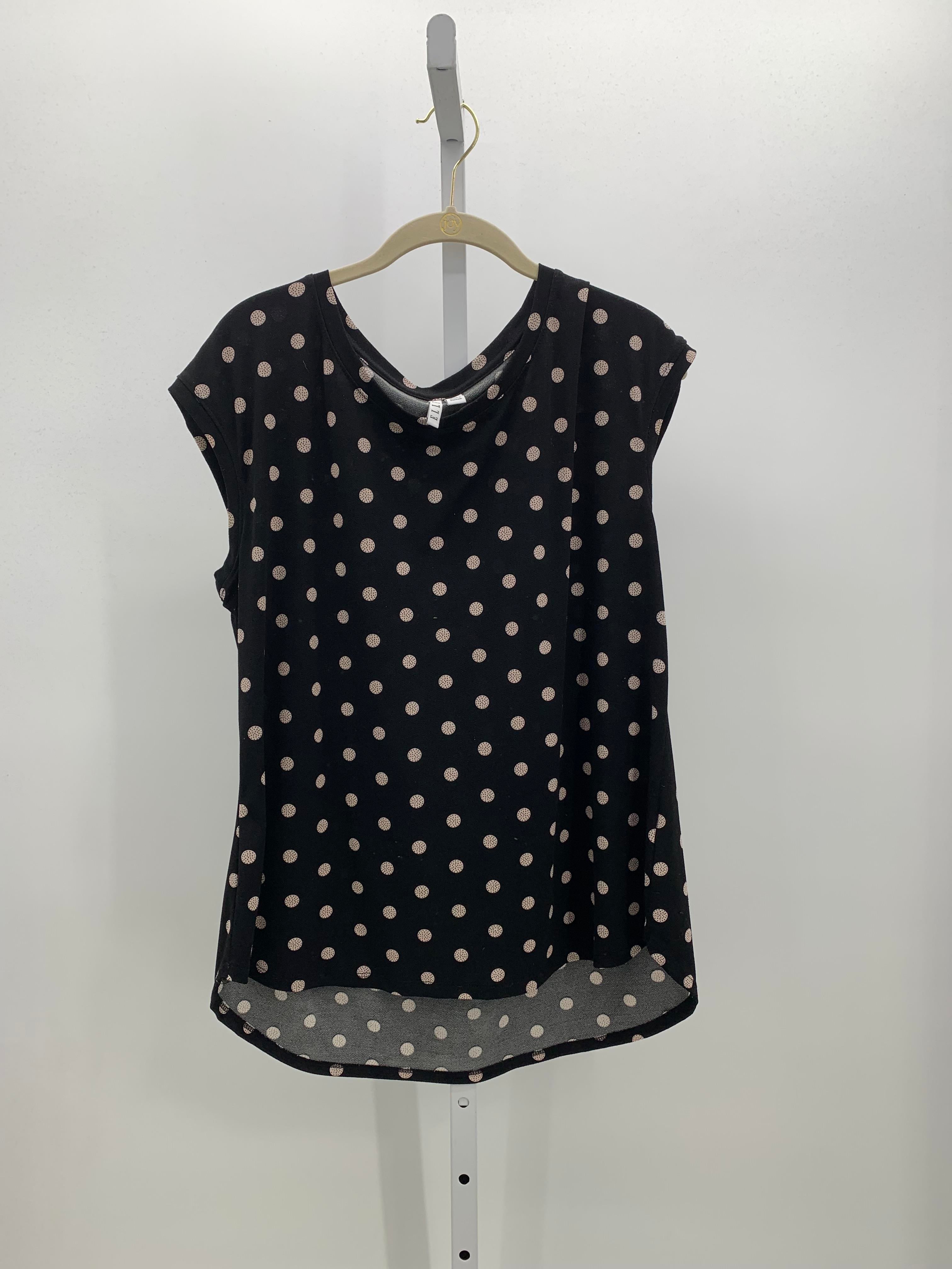 Elle Size Large Misses Sleeveless Shirt